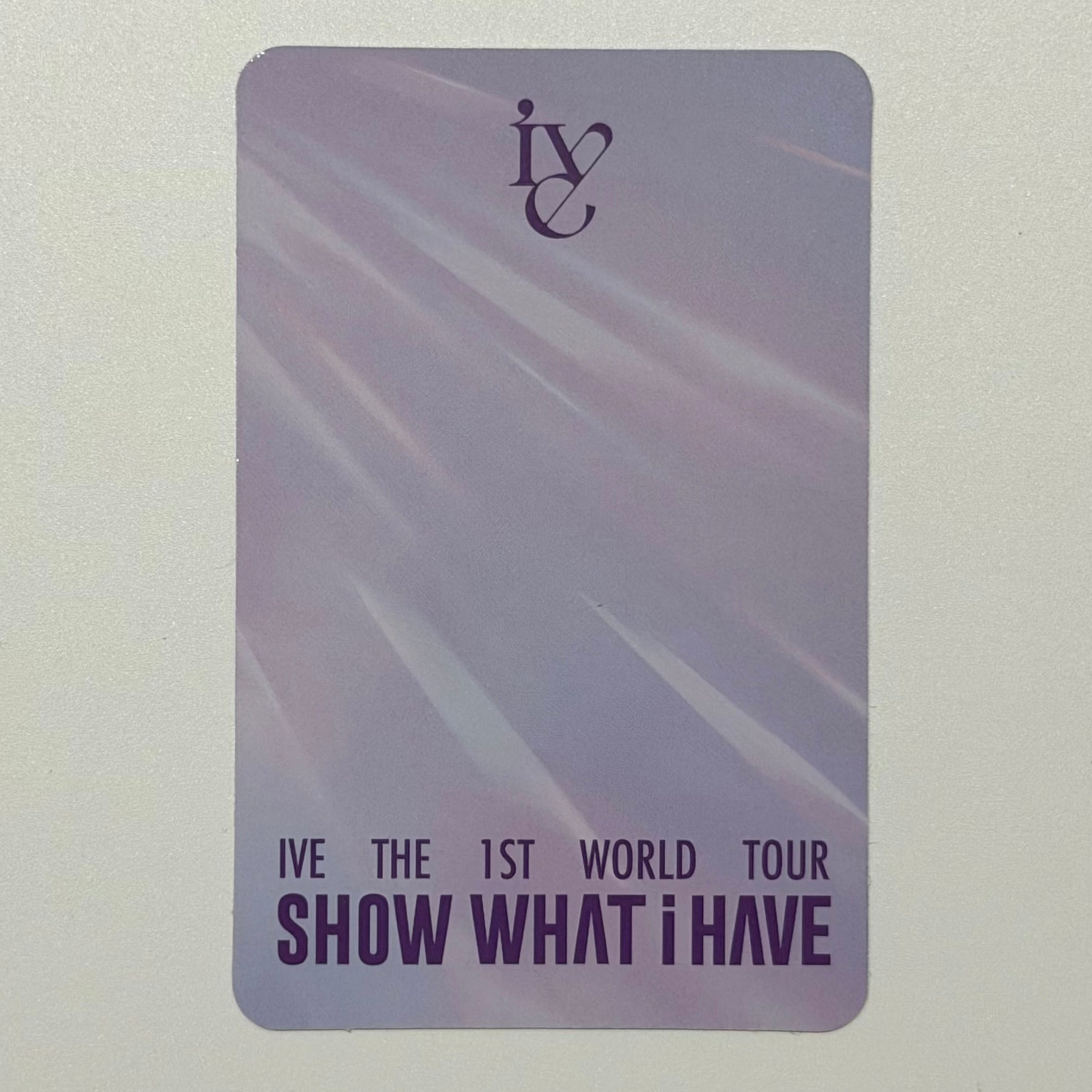 WONYOUNG (IVE) - SHOW WHAT I HAVE OFFICIAL PHOTOCARD