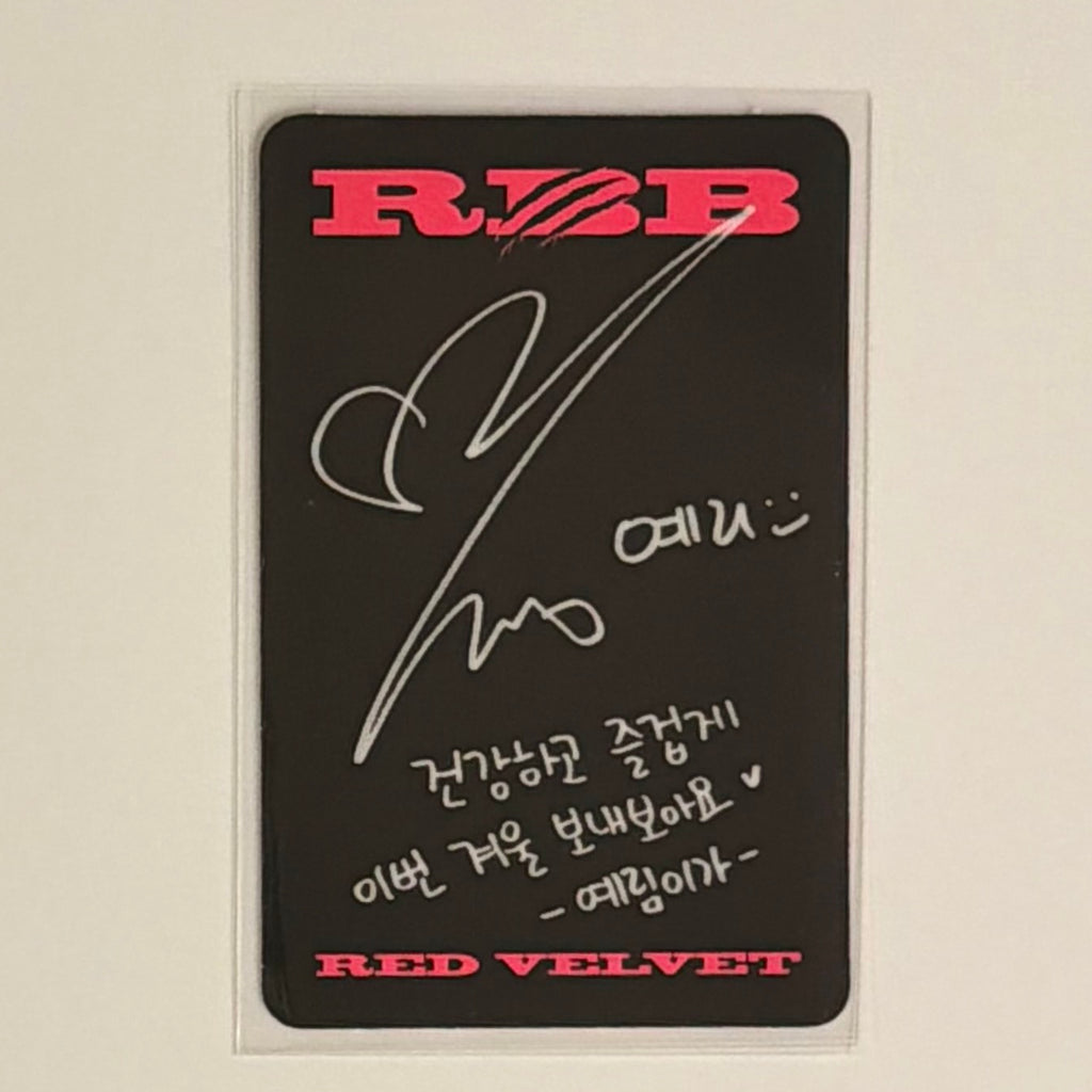 YERI (RED VELVET) - RBB ALBUM PHOTOCARD