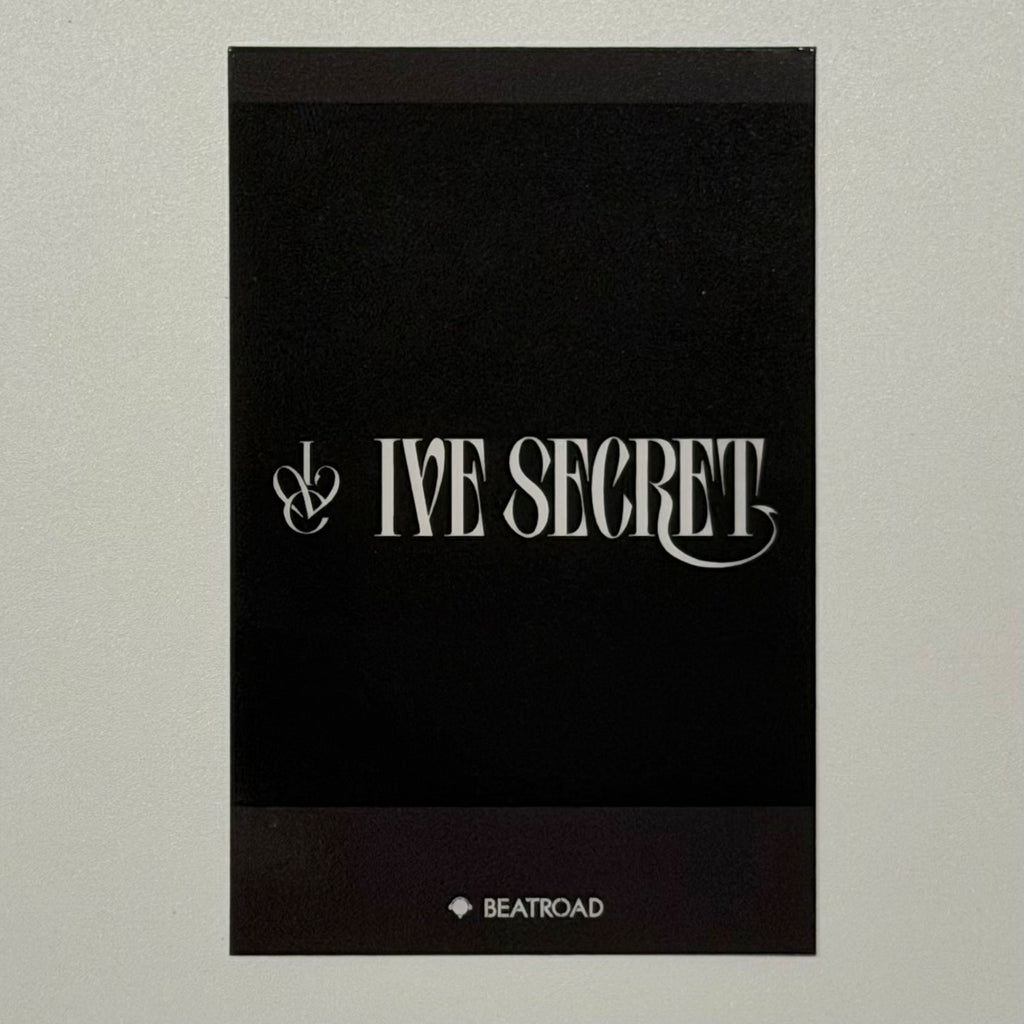 WONYOUNG (IVE) - IVE SECRET BEATROAD BR LUCKY DRAW PHOTOCARD
