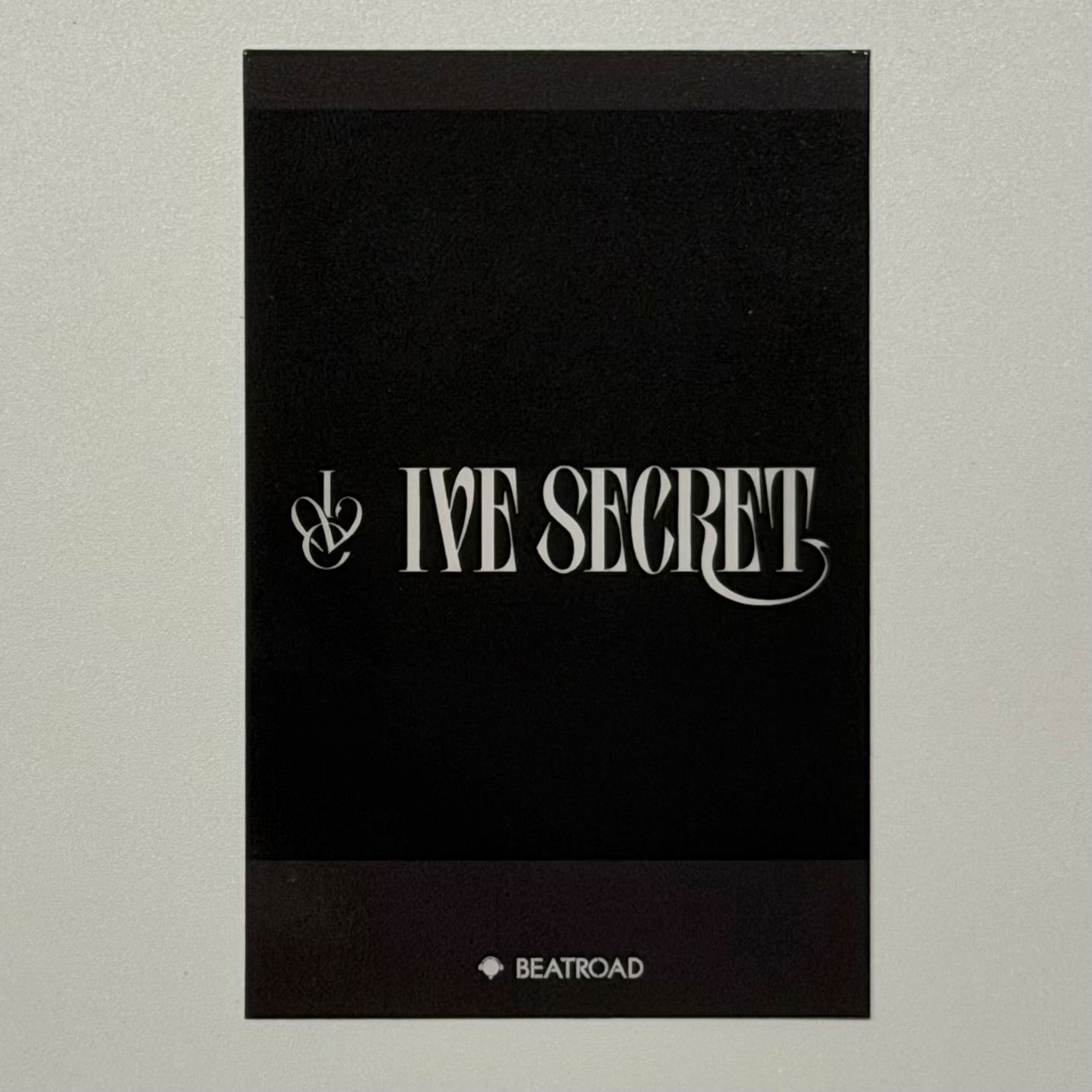 WONYOUNG (IVE) - IVE SECRET BEATROAD BR LUCKY DRAW PHOTOCARD
