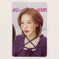 WENDY (RED VELVET) - CHILL KILL KMSTATION FANSIGN POB PHOTOCARD