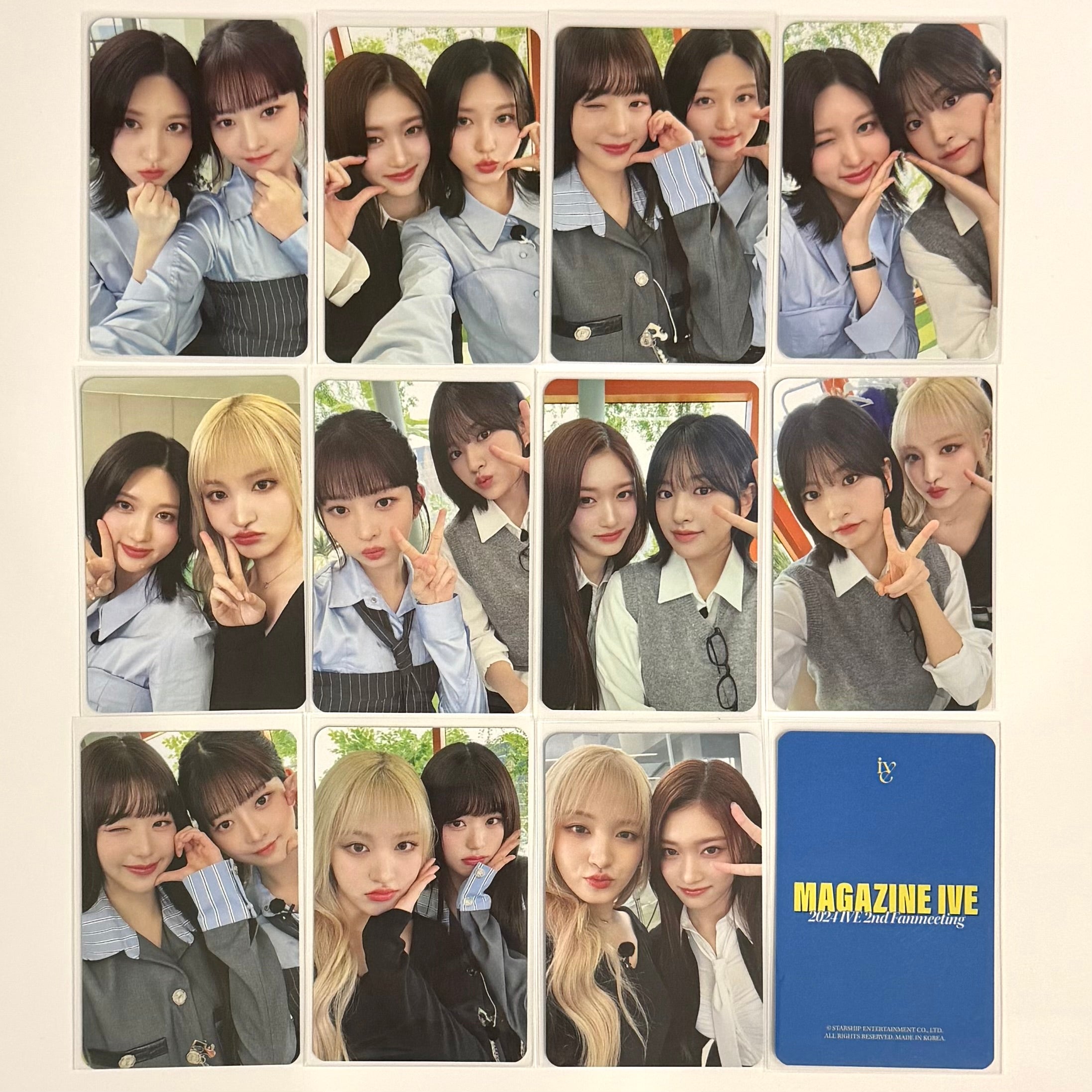IVE - 2ND FAN MEETING FM TRADING CARD OFFICIAL PHOTOCARD