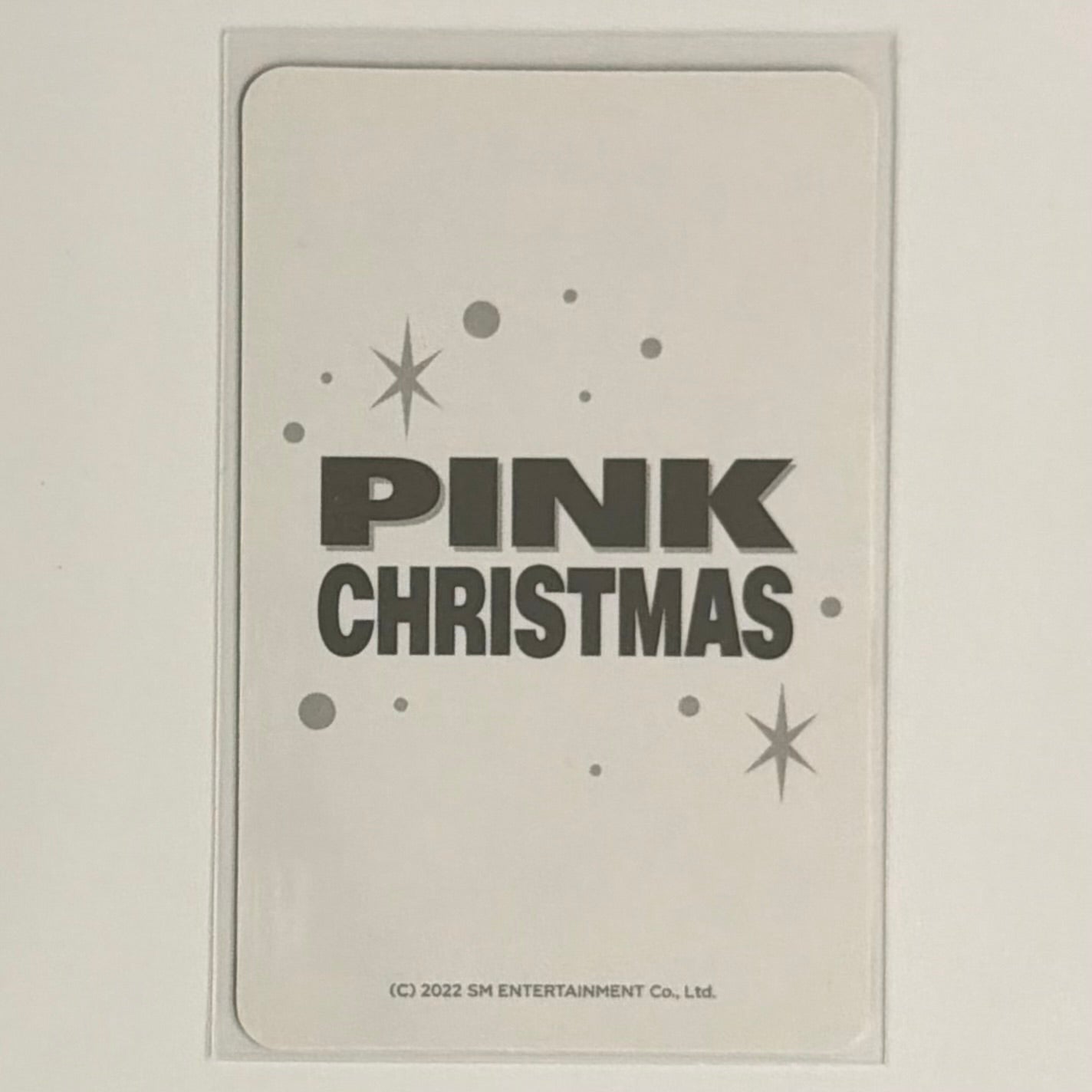 IRENE (RED VELVET) - PINK CHRISTMAS TRADING CARD PHOTOCARD