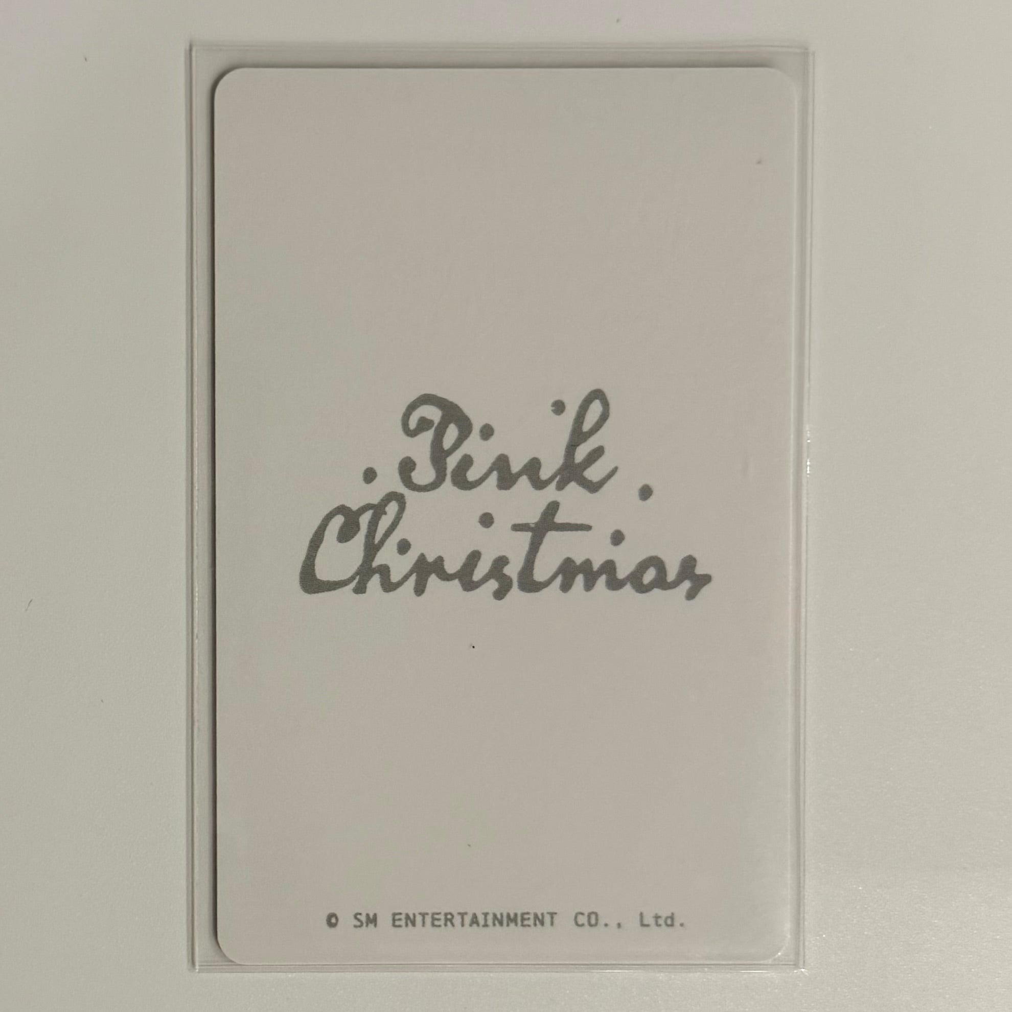 (GISELLE) AESPA - 2024 PINK CHRISTMAS TRADING PHOTOCARD