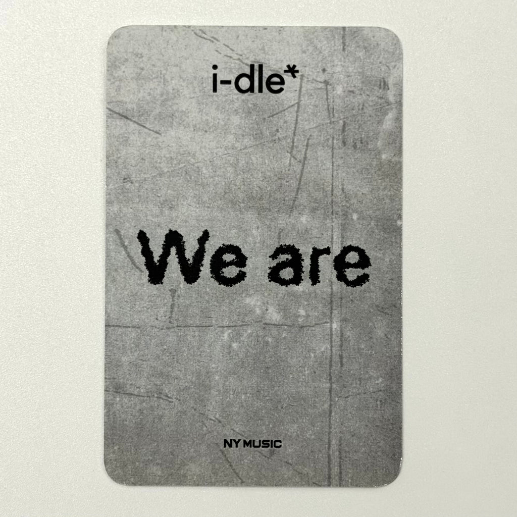 Minnie (idle) - WE ARE NAMIL MUSIC NANYI POB PHOTOCARD