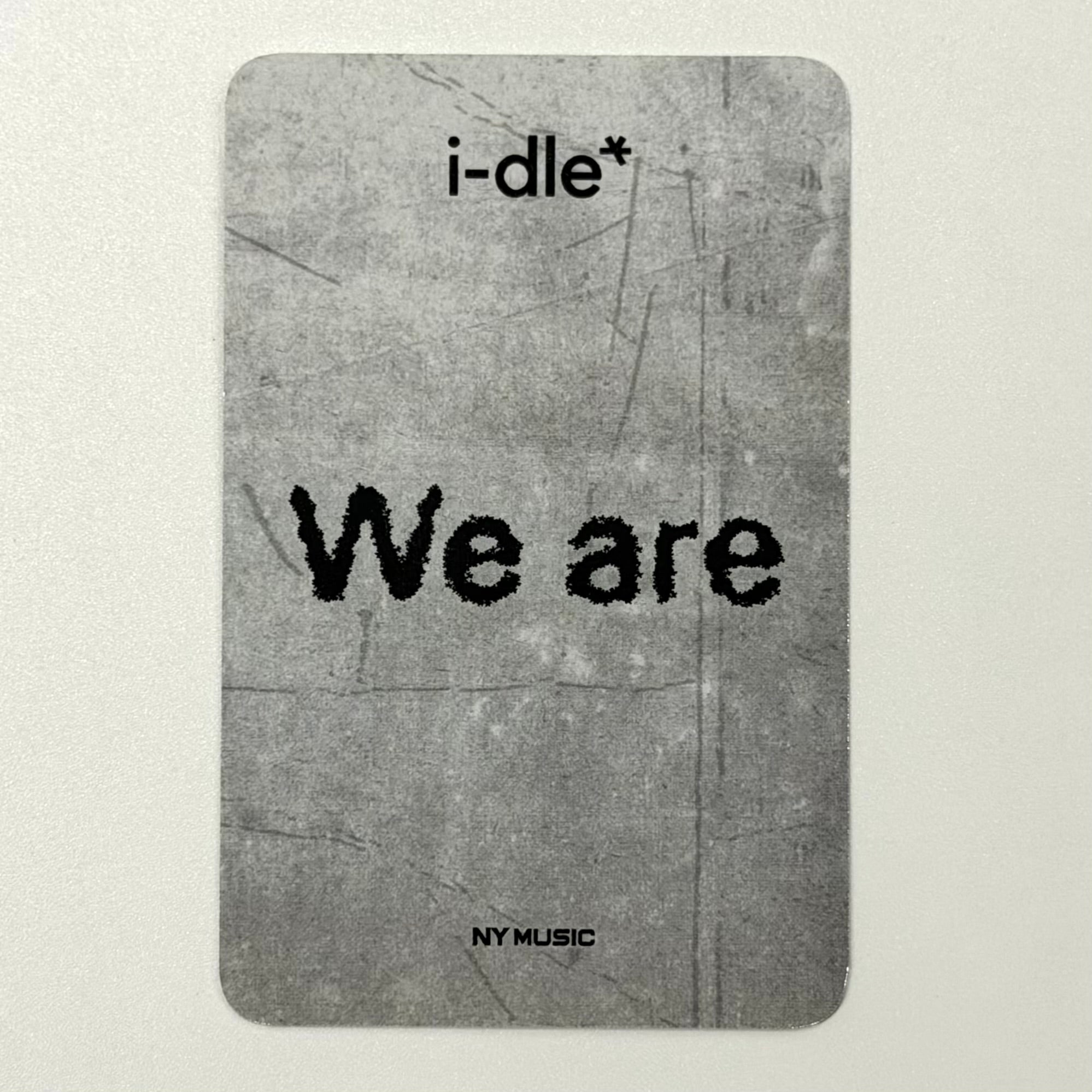 Minnie (idle) - WE ARE NAMIL MUSIC NANYI POB PHOTOCARD