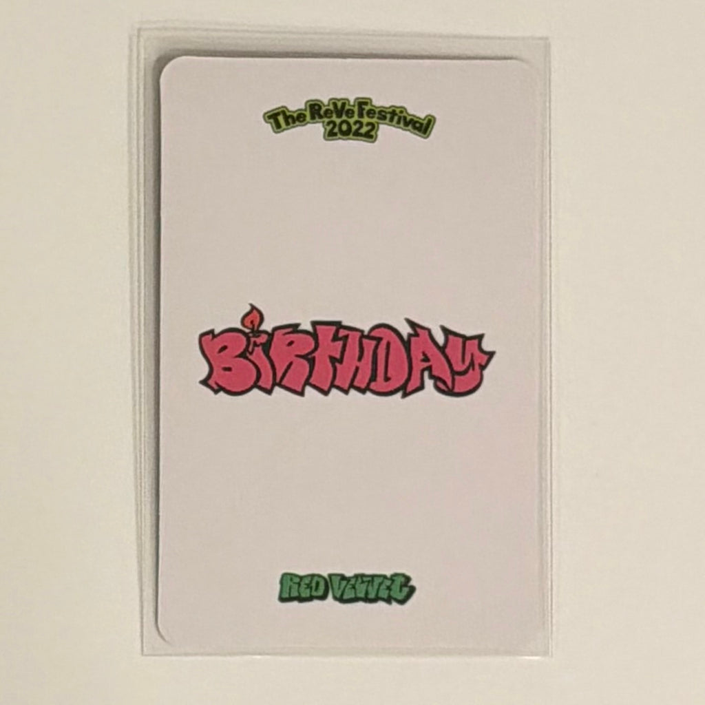 WENDY (RED VELVET) - BIRTHDAY YIZHIYU FANSIGN POB PHOTOCARD