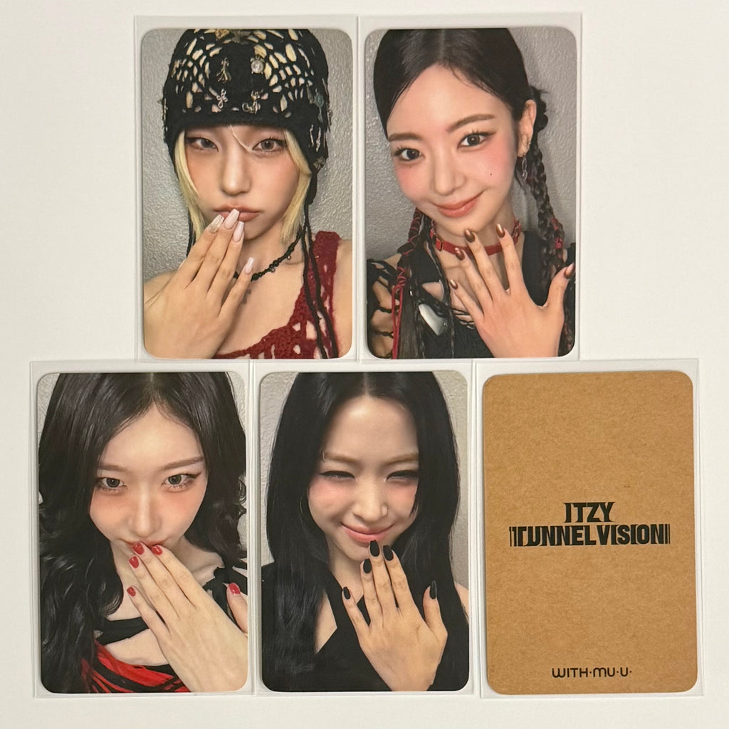 ITZY - TUNNEL VISION WM WITHMUU ONLINE FANCALL 2 POB PHOTOCARD