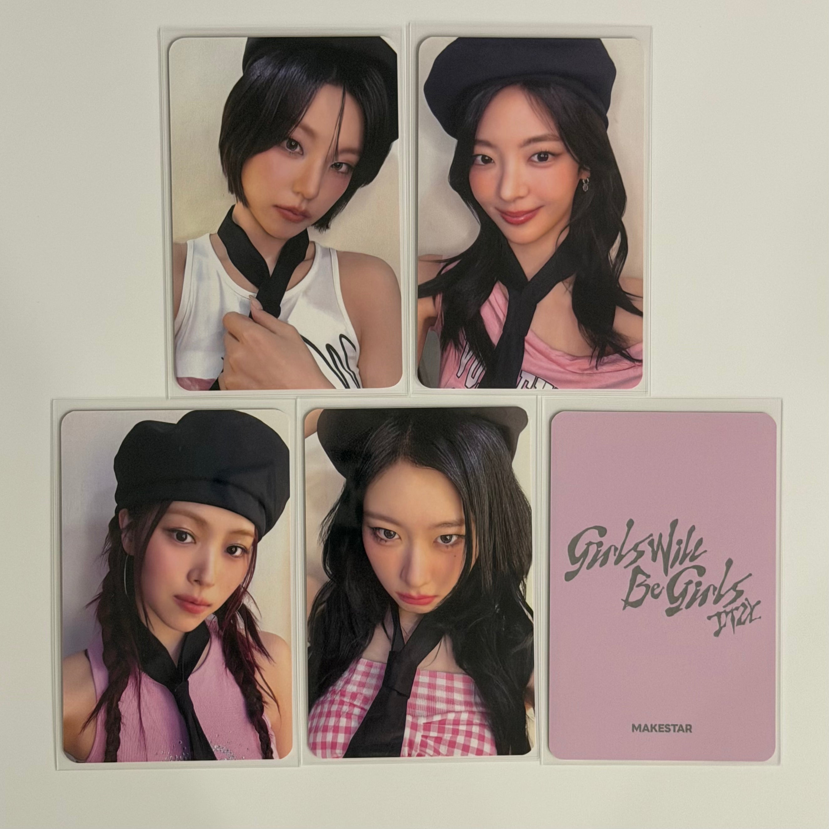 ITZY - GIRLS WILL BE GIRLS GWBG MAKESTAR OFFLINE FANSIGN 4 POB PHOTOCARD (PATISSIER VER)