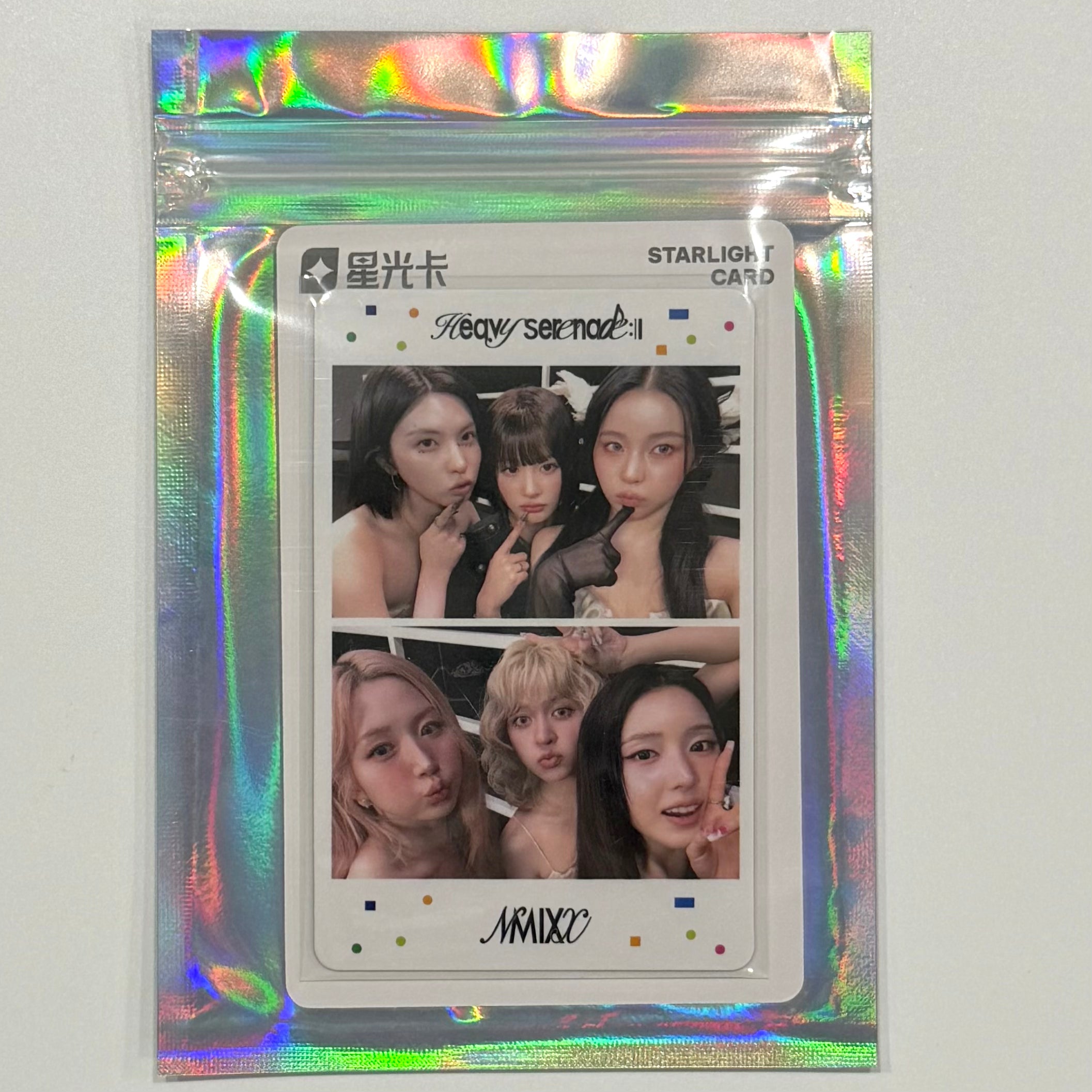 GROUP (NMIXX)- Heavy Serenade QQ MUSIC STARLIGHT PHOTOCARD