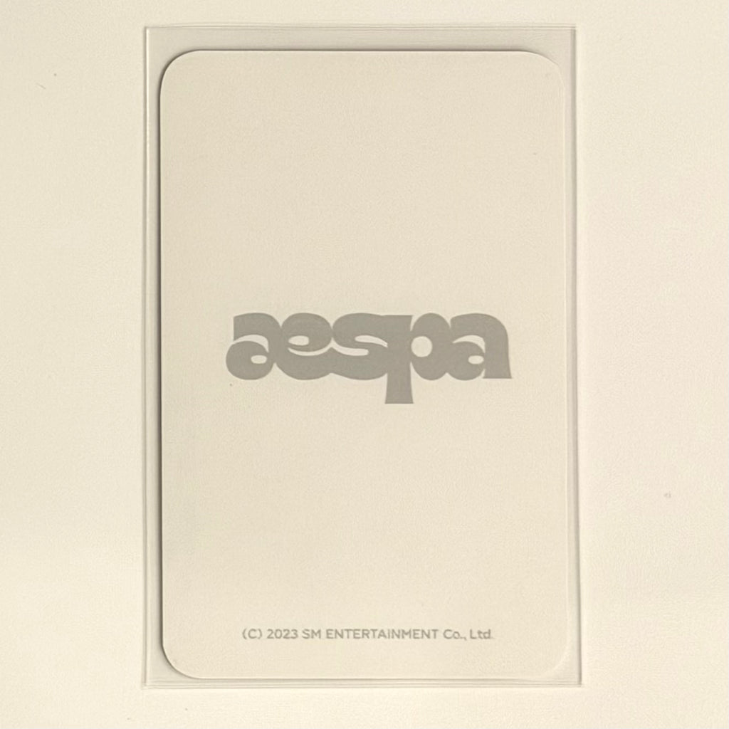 AESPA - NINGNING COME TO MY ILLUSION TATTOO PHOTOCARD