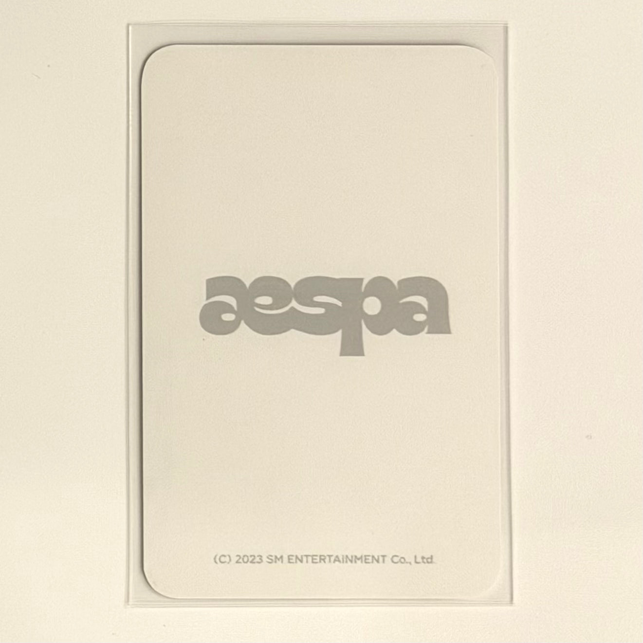 AESPA - NINGNING COME TO MY ILLUSION TATTOO PHOTOCARD