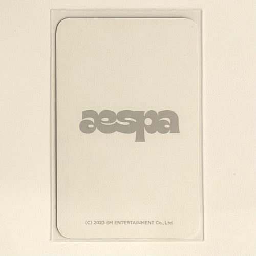 AESPA - NINGNING COME TO MY ILLUSION TATTOO PHOTOCARD