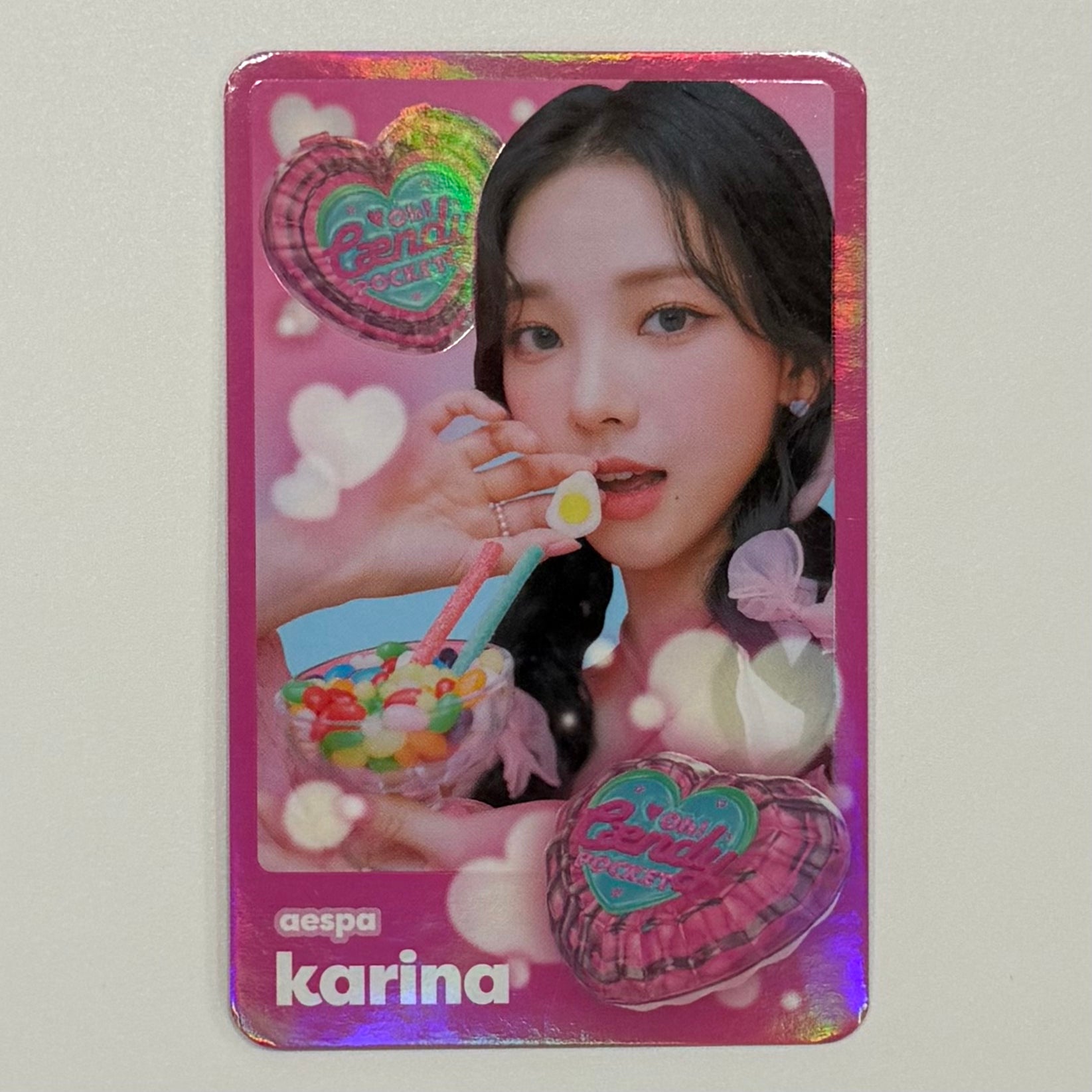 KARINA (AESPA) - CAENDY TRADING CARD PHOTOCARD