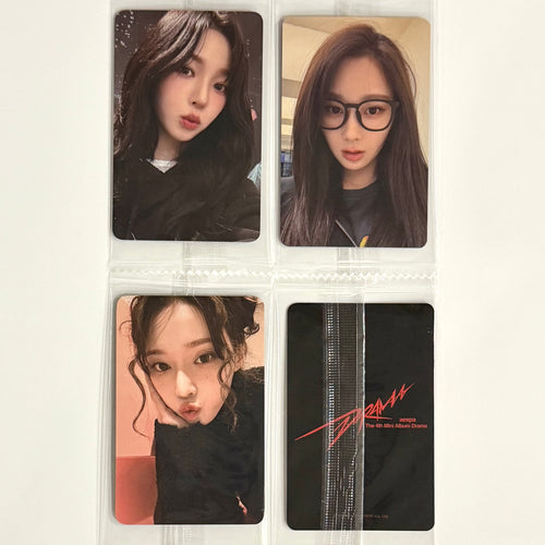 AESPA - DRAMA K4 KTOWN4U FANSIGN POB PHOTOCARD