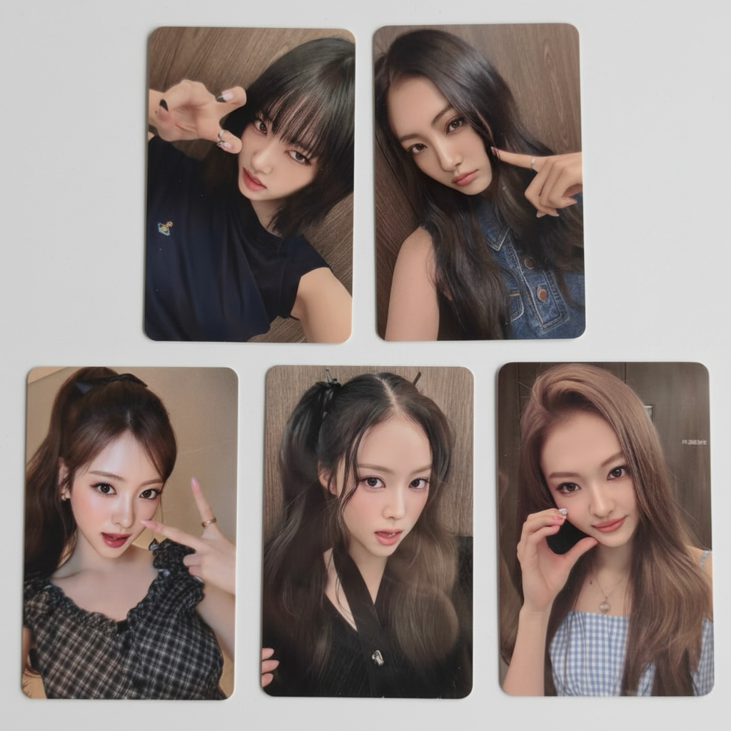 MEOVV MY EYES OPEN VVIDE POPMERCH SHANGHAI FANSIGN POB PHOTOCARD