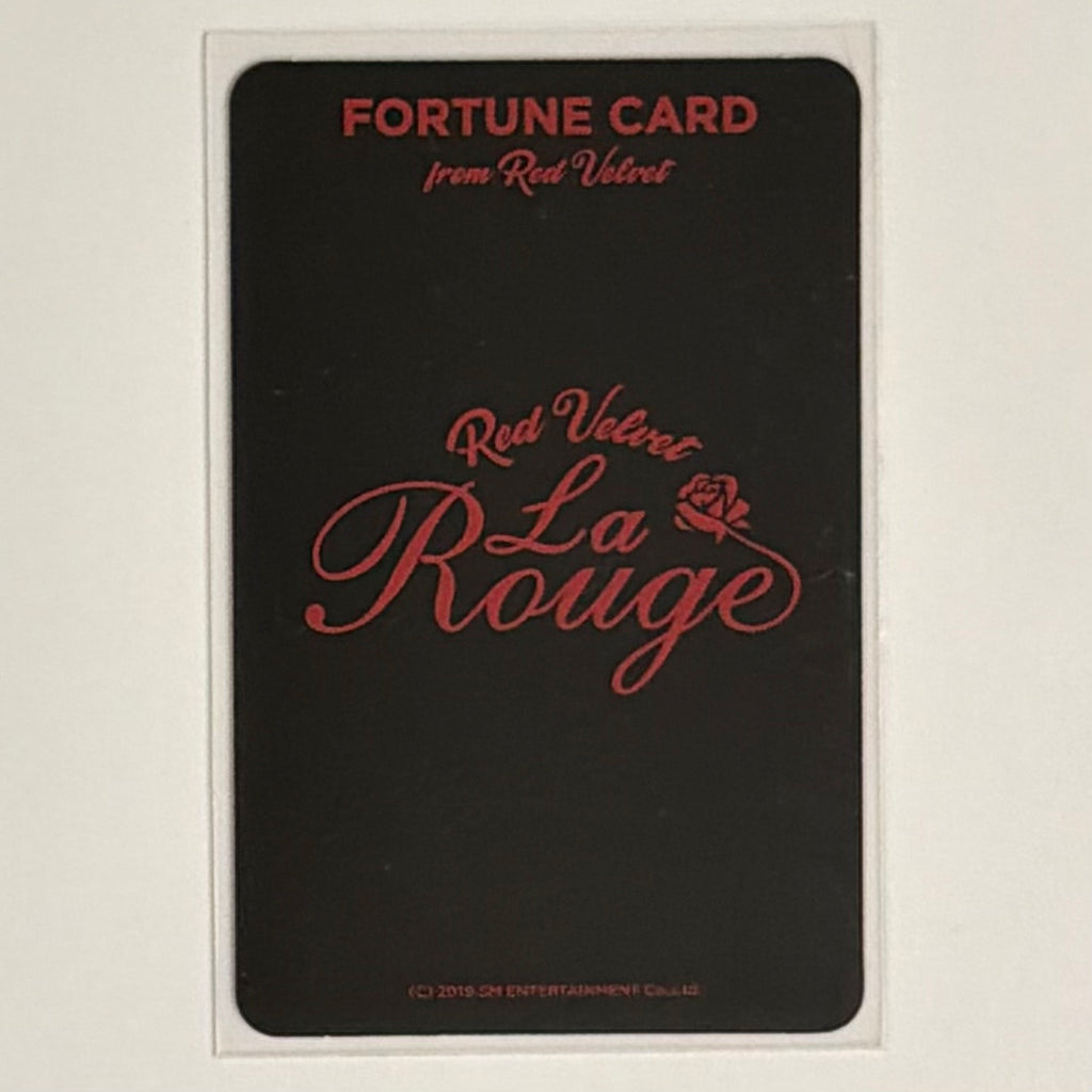 YERI (RED VELVET) - LA ROUGE 4th Concert Fortune Card PHOTOCARD