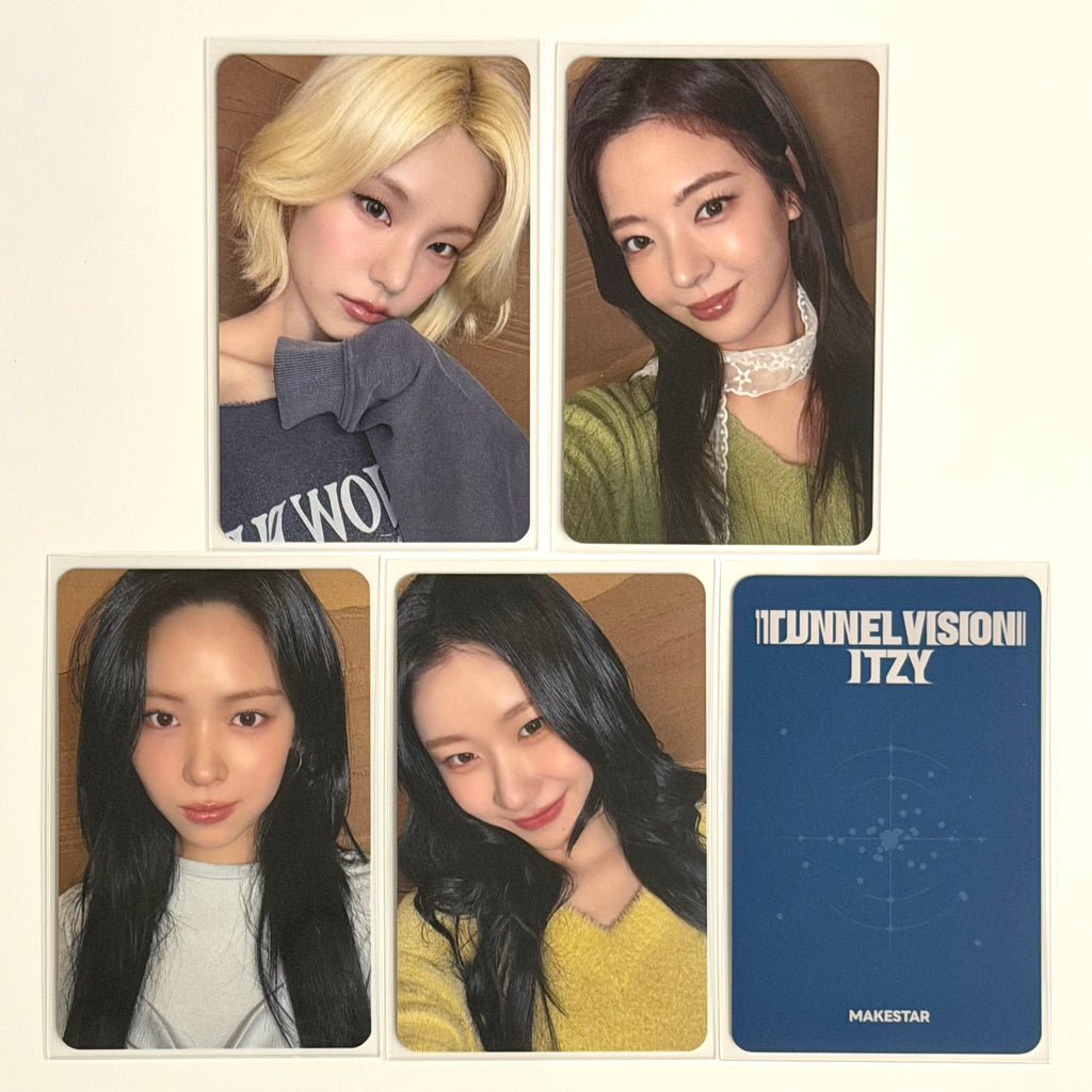 ITZY - TUNNEL VISION MS MAKESTAR ONLINE FANCALL 13 POB PHOTOCARD