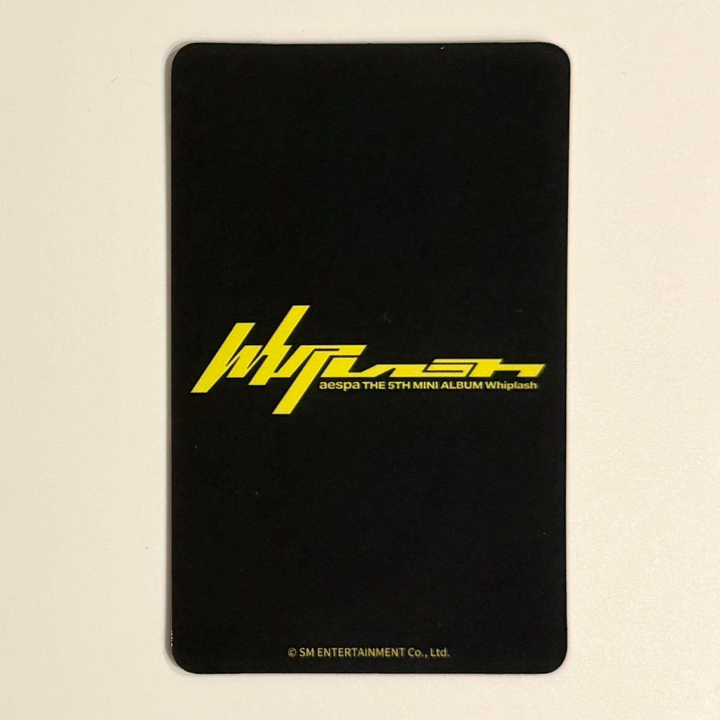 NINGNING (AESPA) - WHIPLASH INTERASIA POB PHOTOCARD