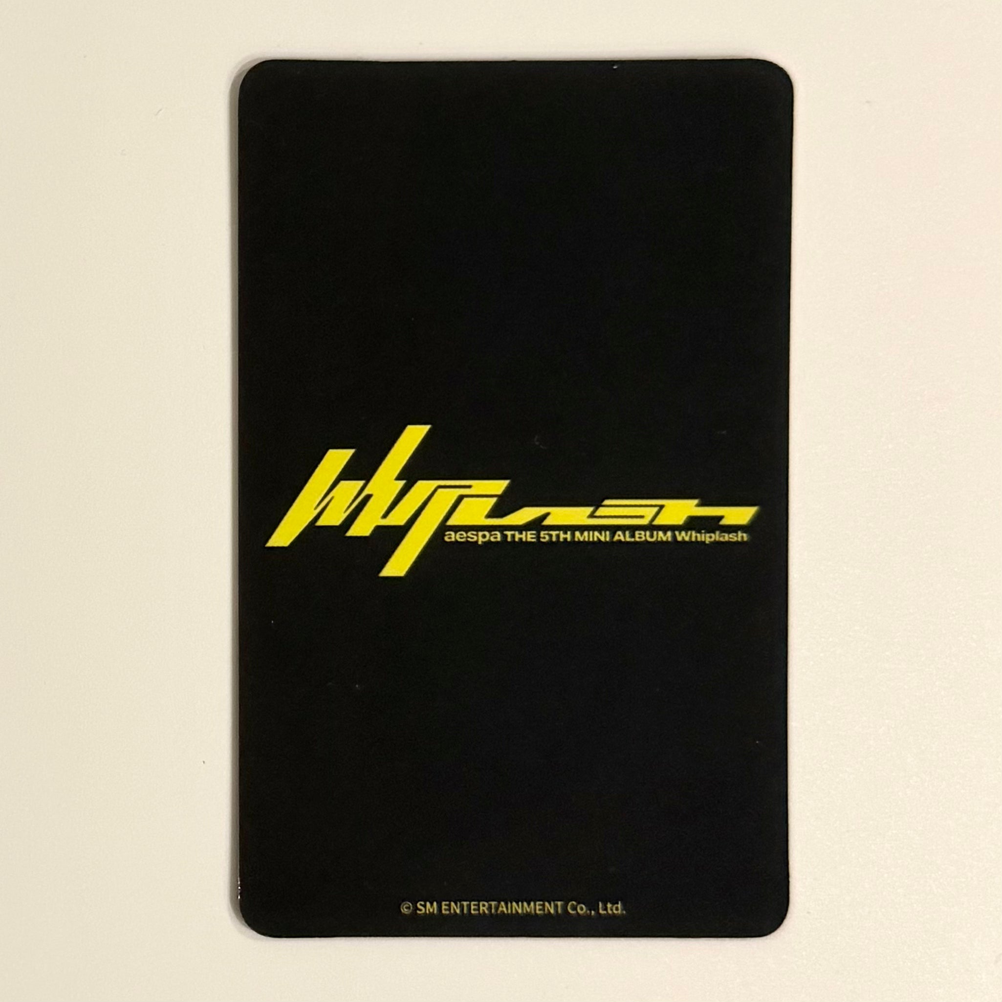 NINGNING (AESPA) - WHIPLASH INTERASIA POB PHOTOCARD