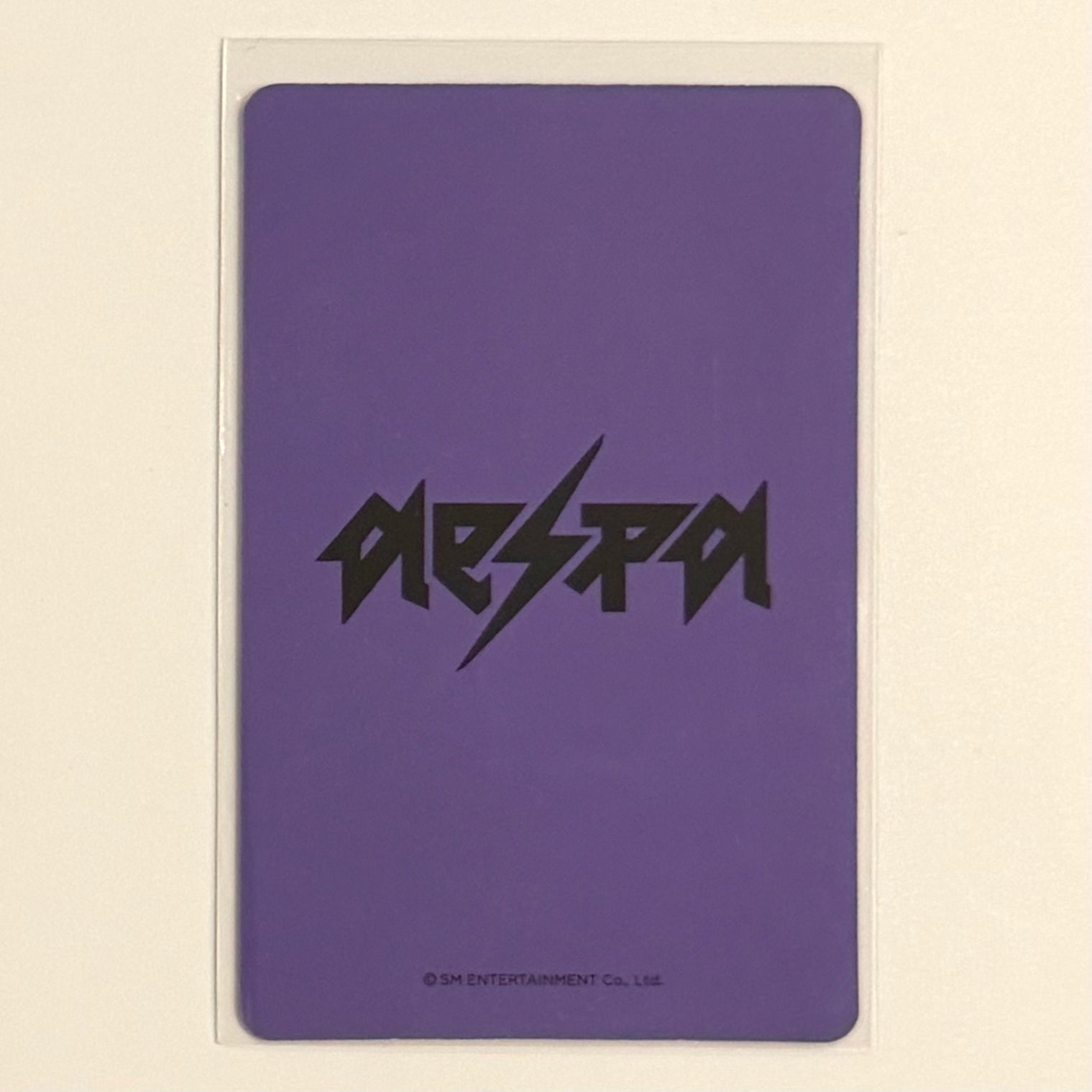 KARINA (AESPA) - RICH MAN SMTOWN FANSIGN POB PHOTOCARD