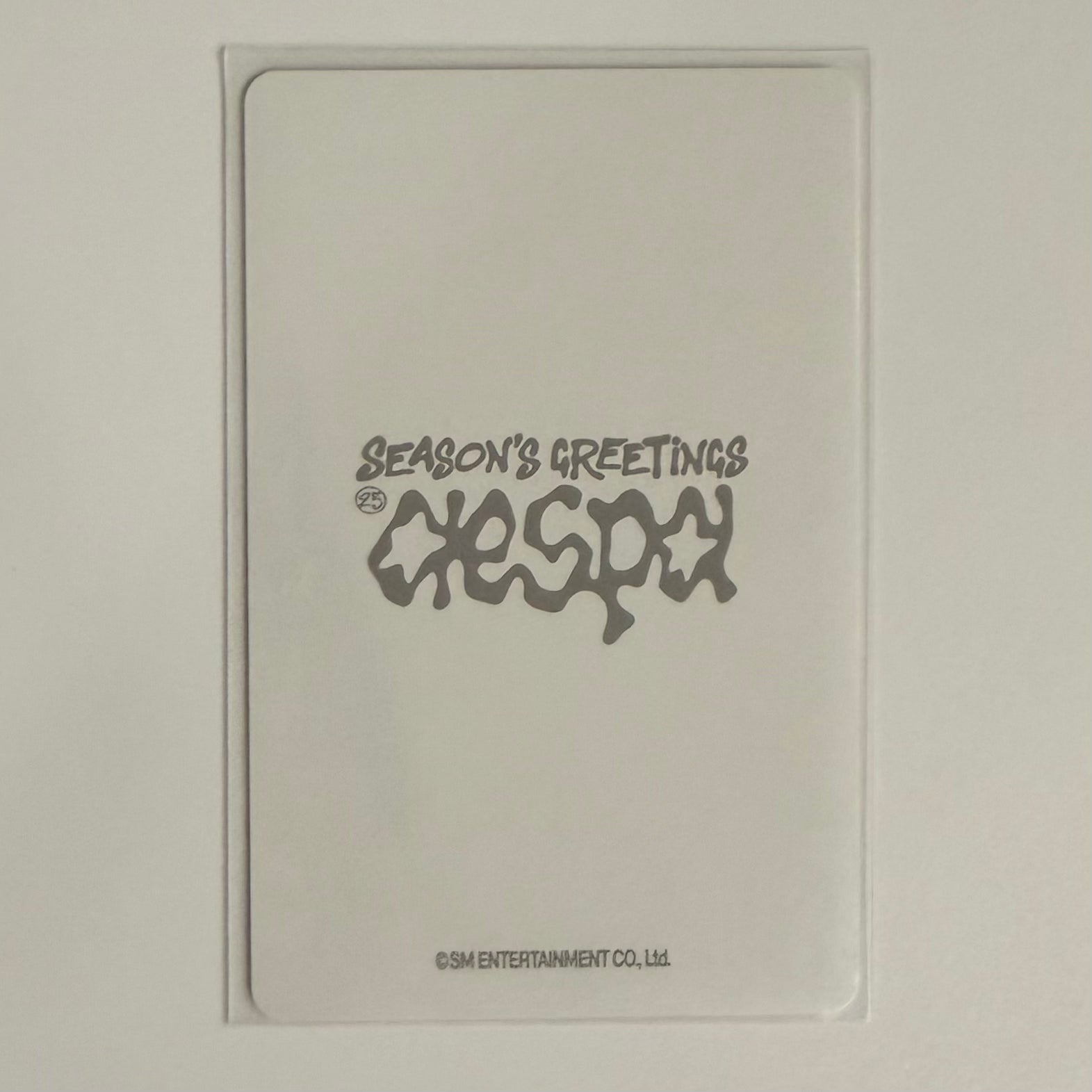 GISELLE (AESPA) - 2025 SEASONS GREETINGS TRADING CARD PHOTOCARD
