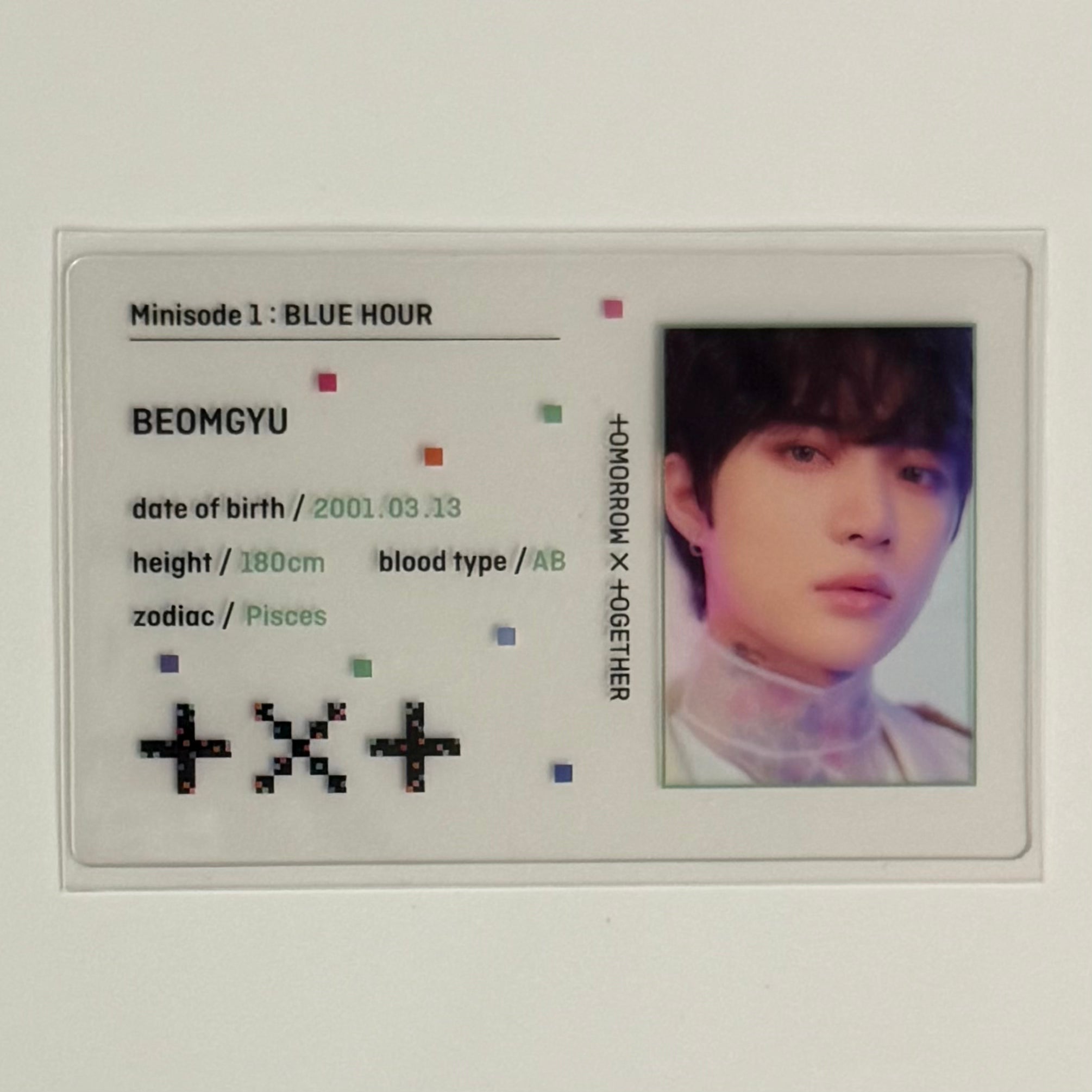 BEOMGYU (TXT) - minisode1: Blue Hour ALBUM PHOTOCARD