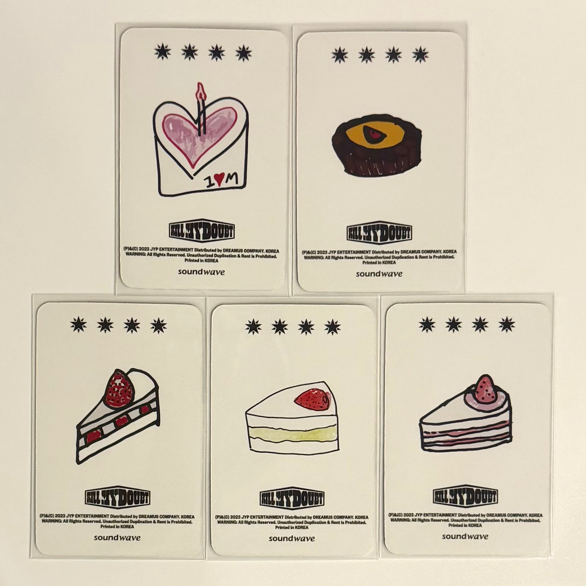 ITZY - KILL MY DOUBT SW SOUNDWAVE OFFLINE FANSIGN 5 POB PHOTOCARD