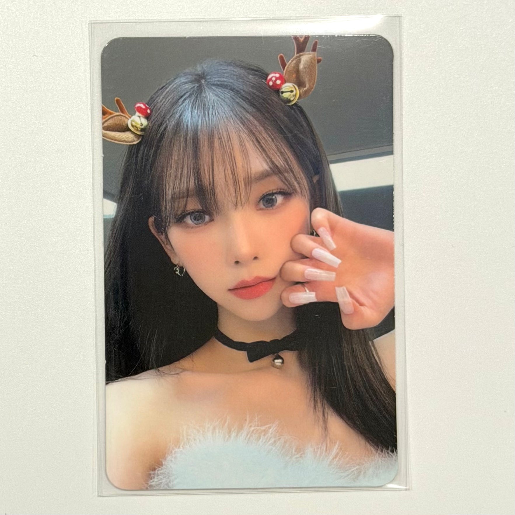 KARINA (AESPA) - PINK CHRISTMAS MD OFFIZIELLE TRADING PHOTOCARD