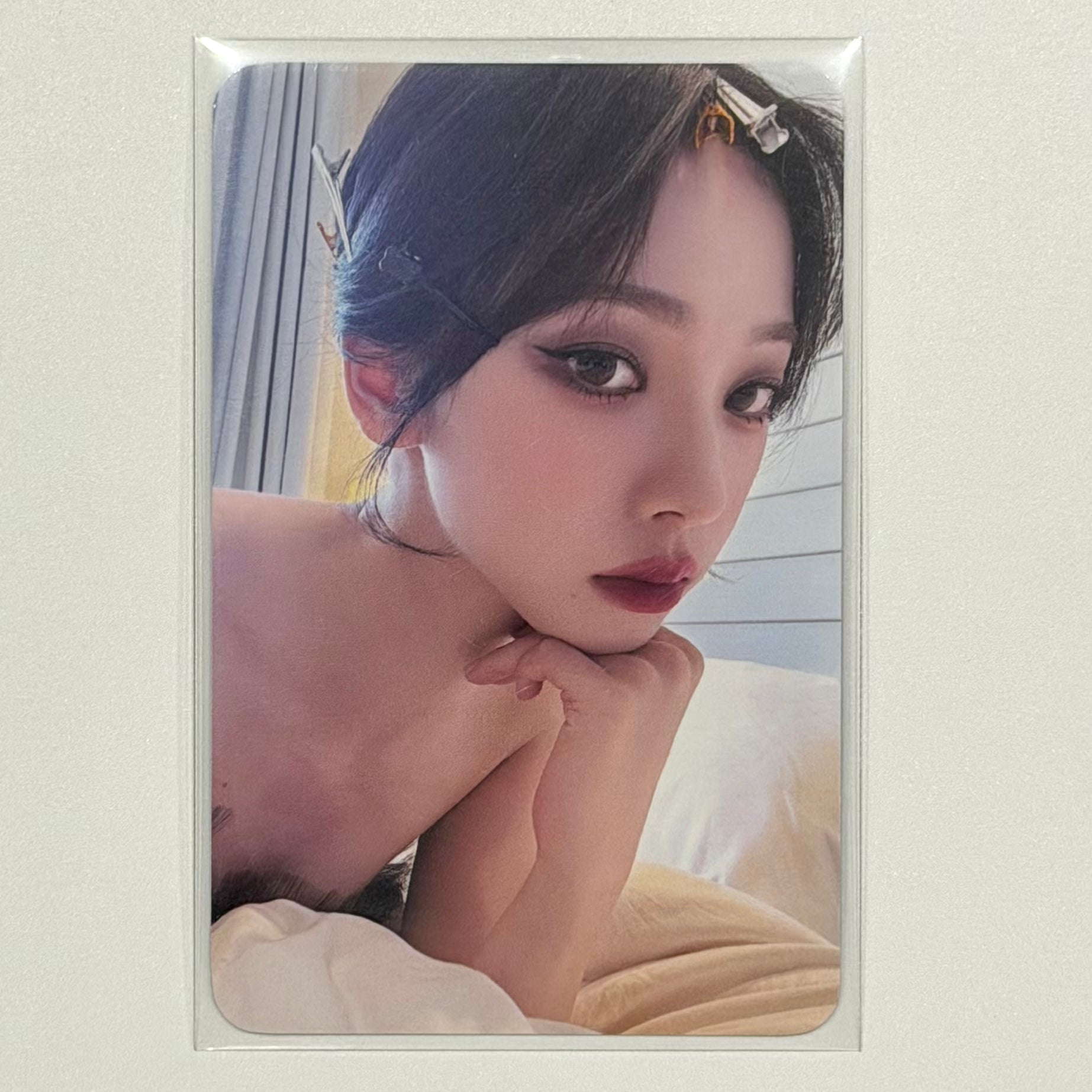 AESPA MY WORLD EVERLINE LUCKY DRAW LD 3.0 KARINA OFFICIAL PHOTOCARD