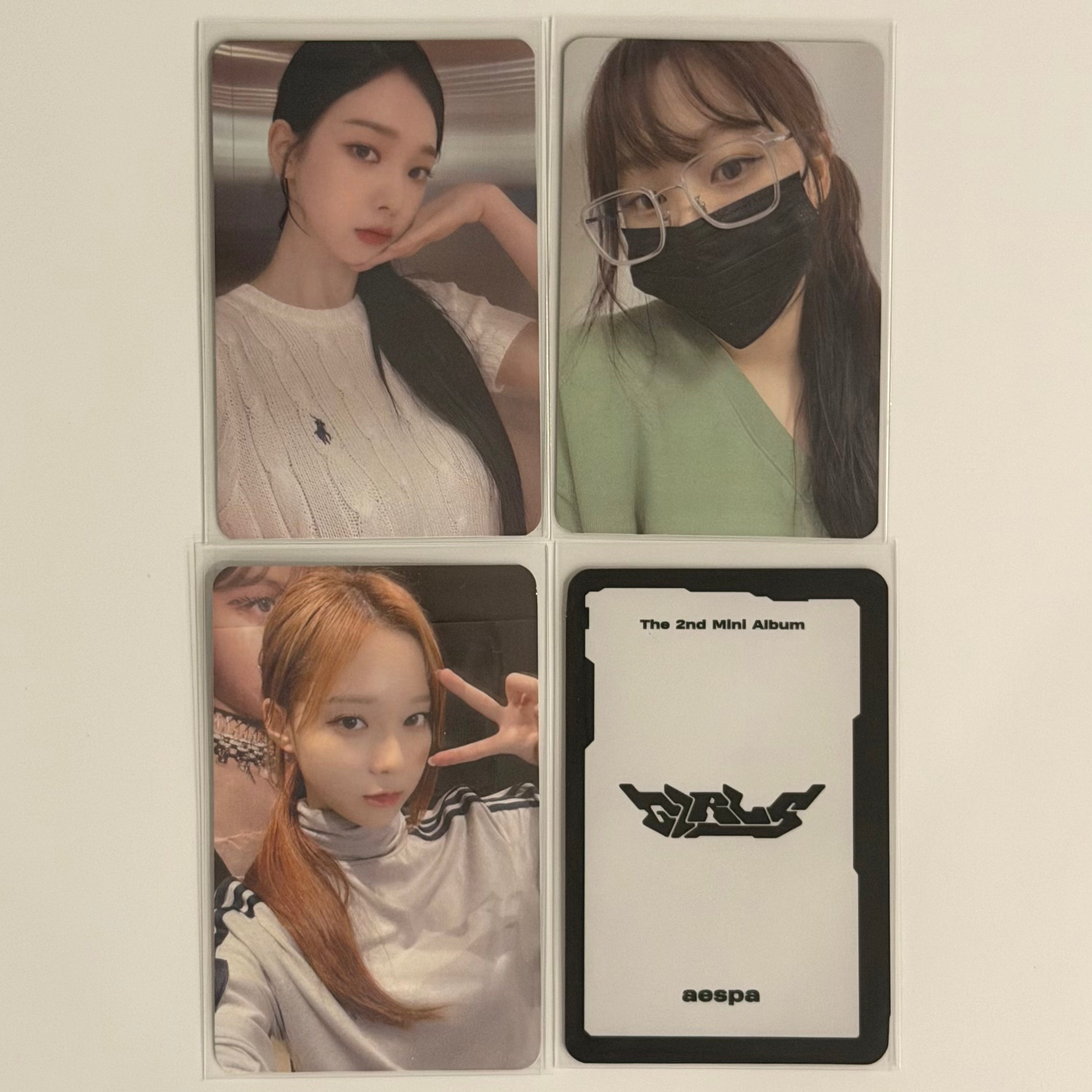 AESPA - GIRLS YZY YIZHIYU 2.0 POB PHOTOCARD