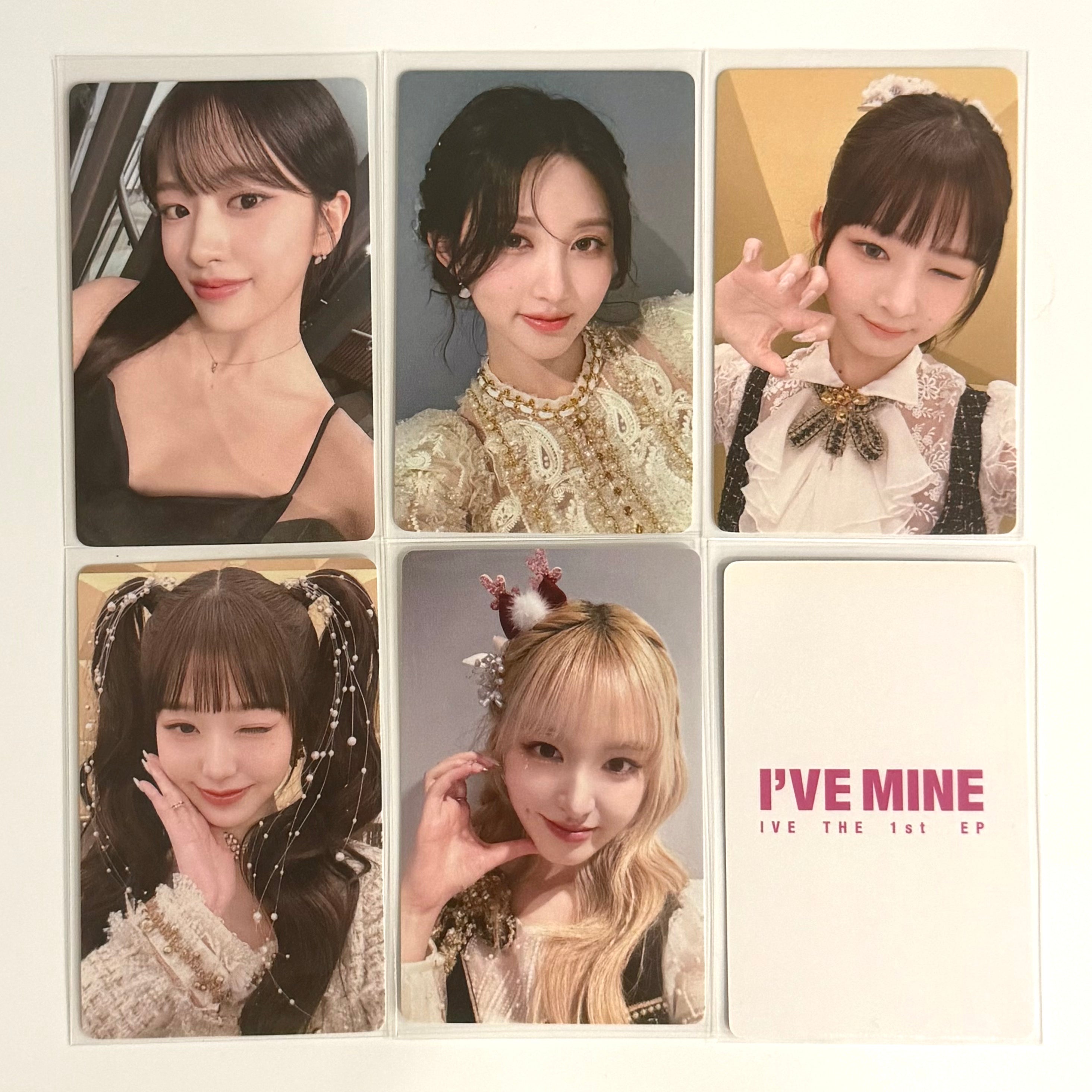 IVE - I'VE MINE BADDIE YIZHIYU YZY FANSIGN POB PHOTOCARD