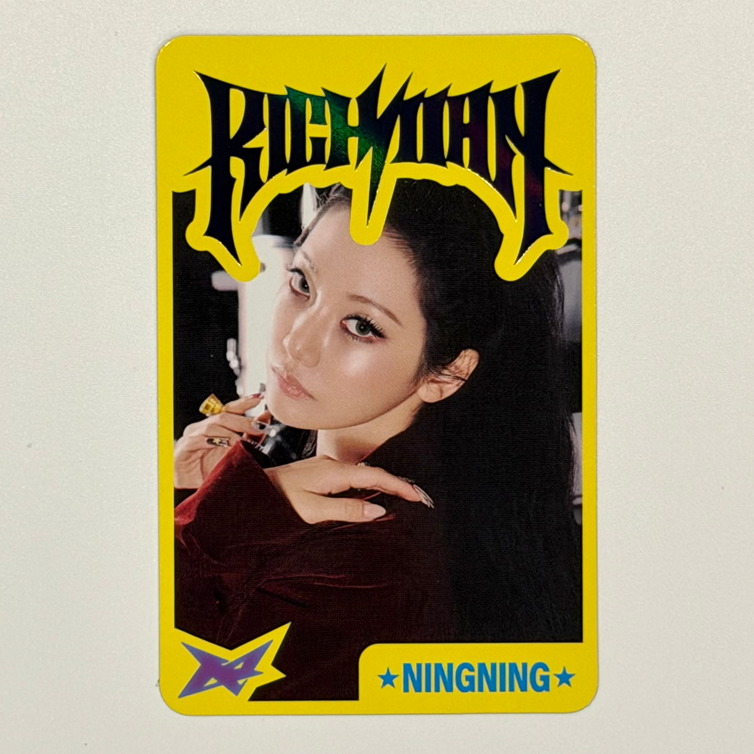 NINGNING (AESPA) - RICH MAN TRADING CARD PHOTOCARD