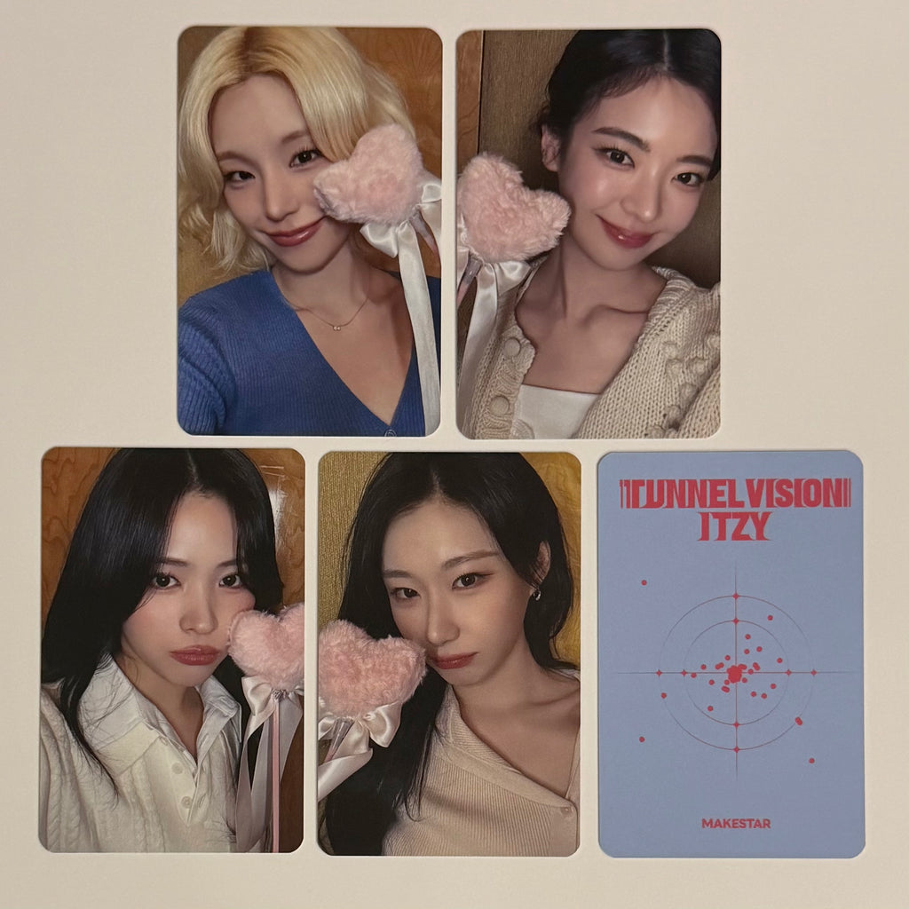ITZY - TUNNEL VISION MS MAKESTAR SHANGHAI OFFLINE FANSIGN POB PHOTOCARD
