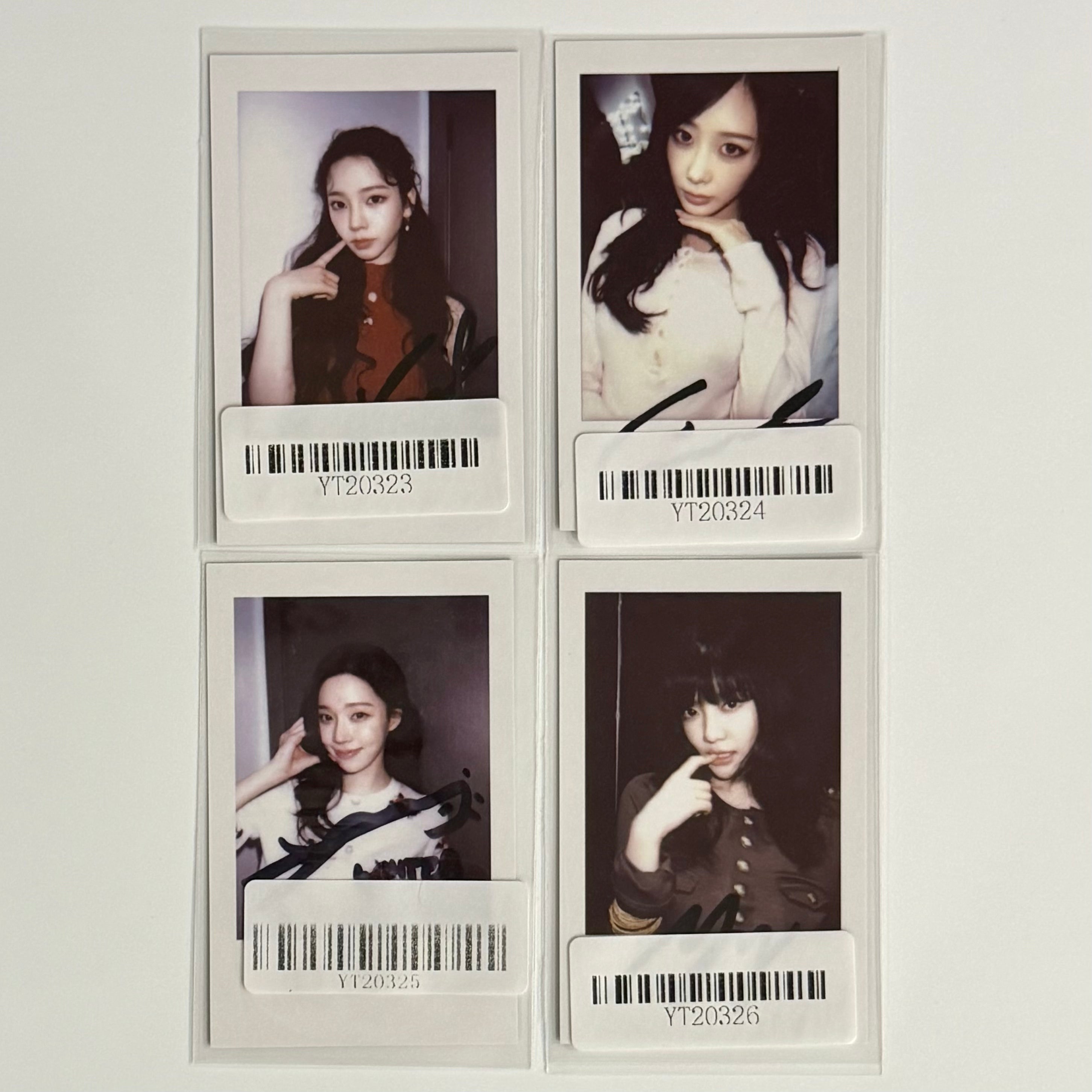 AESPA - RICH MAN KMSTATION SHANGHAI FANSIGN POB PHOTOCARD