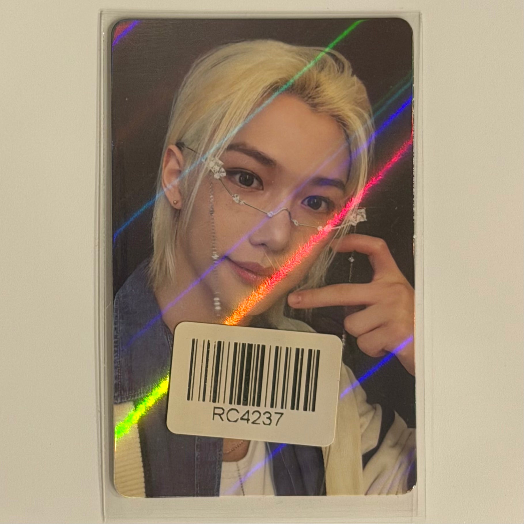 FELIX (STRAY KIDS) - 樂-STAR ROCK STAR KMSTATION SHANGHAI FANSIGN POB PHOTOCARD