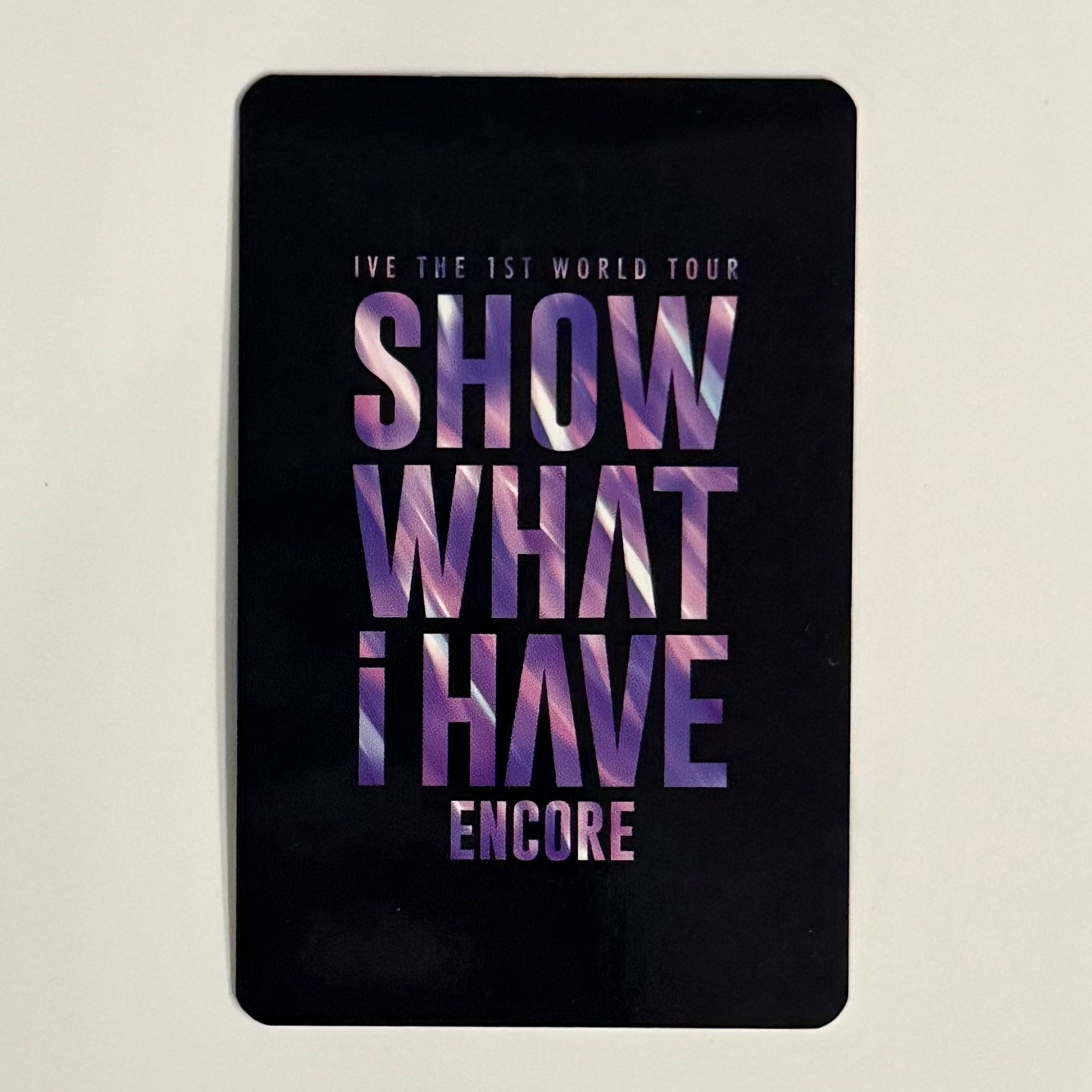 REI (IVE) - SHOW WHAT I HAVE OFFICIAL PHOTOCARD TRADING CARD