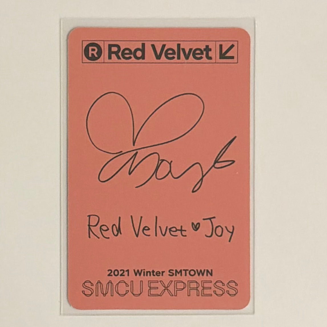JOY (RED VELVET) - SMTOWN 2022 : SMCU EXPRESS PHOTOCARD