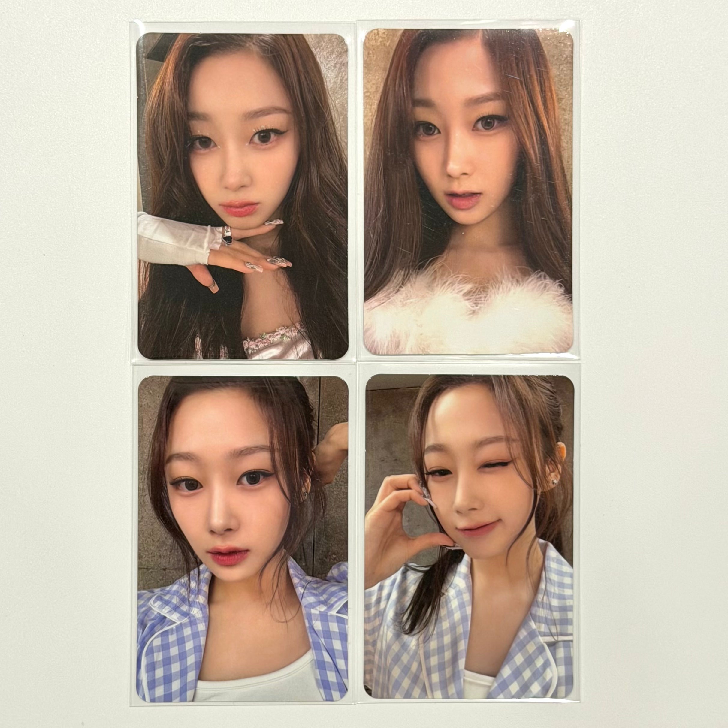 GISELLE (AESPA) - PINK CHRISTMAS MD OFFIZIELLE TRADING PHOTOCARD