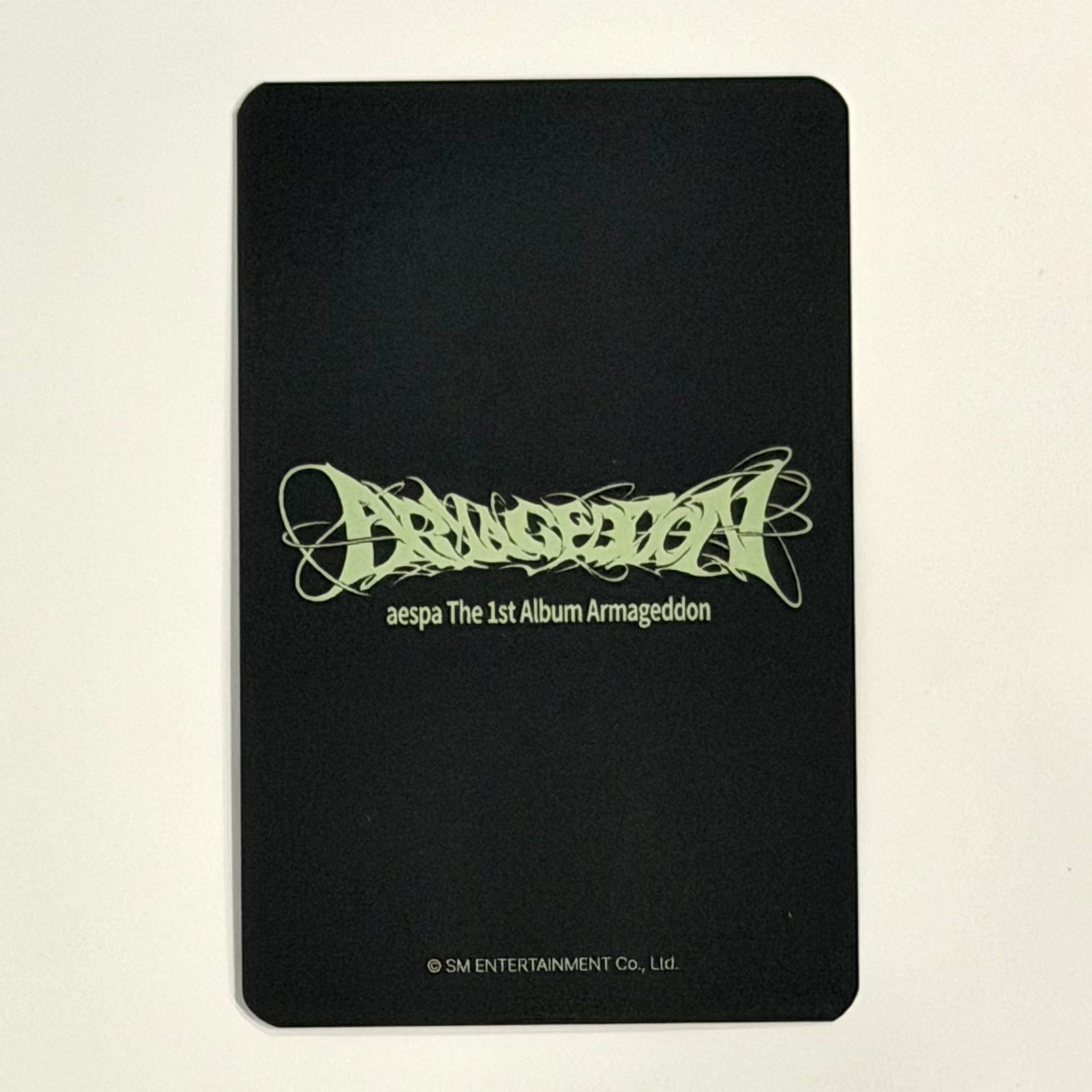 AESPA - Armageddon EVERLINE LUCKY DRAW LD KARINA OFFICIAL PHOTOCARD