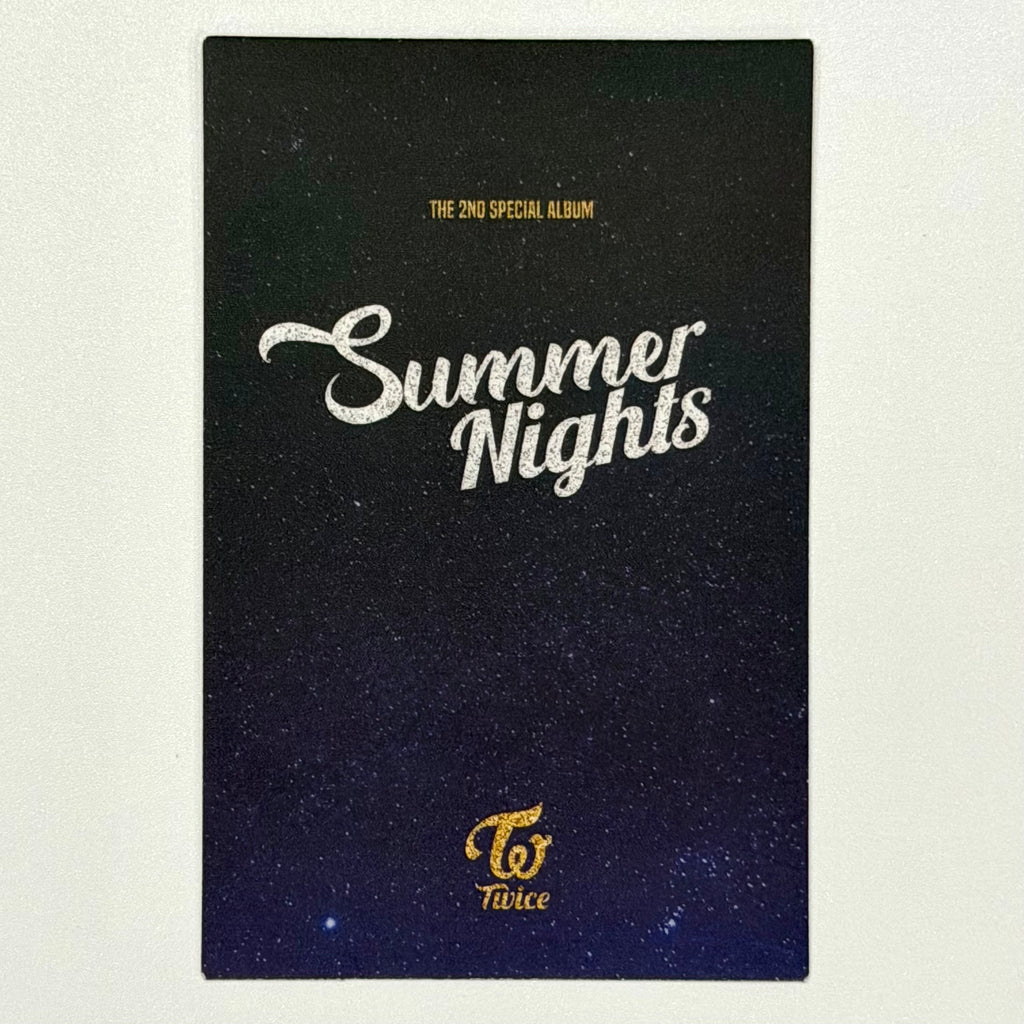 TZUYU (TWICE) -  SUMMER NIGHTS ALBUM PHOTOCARD