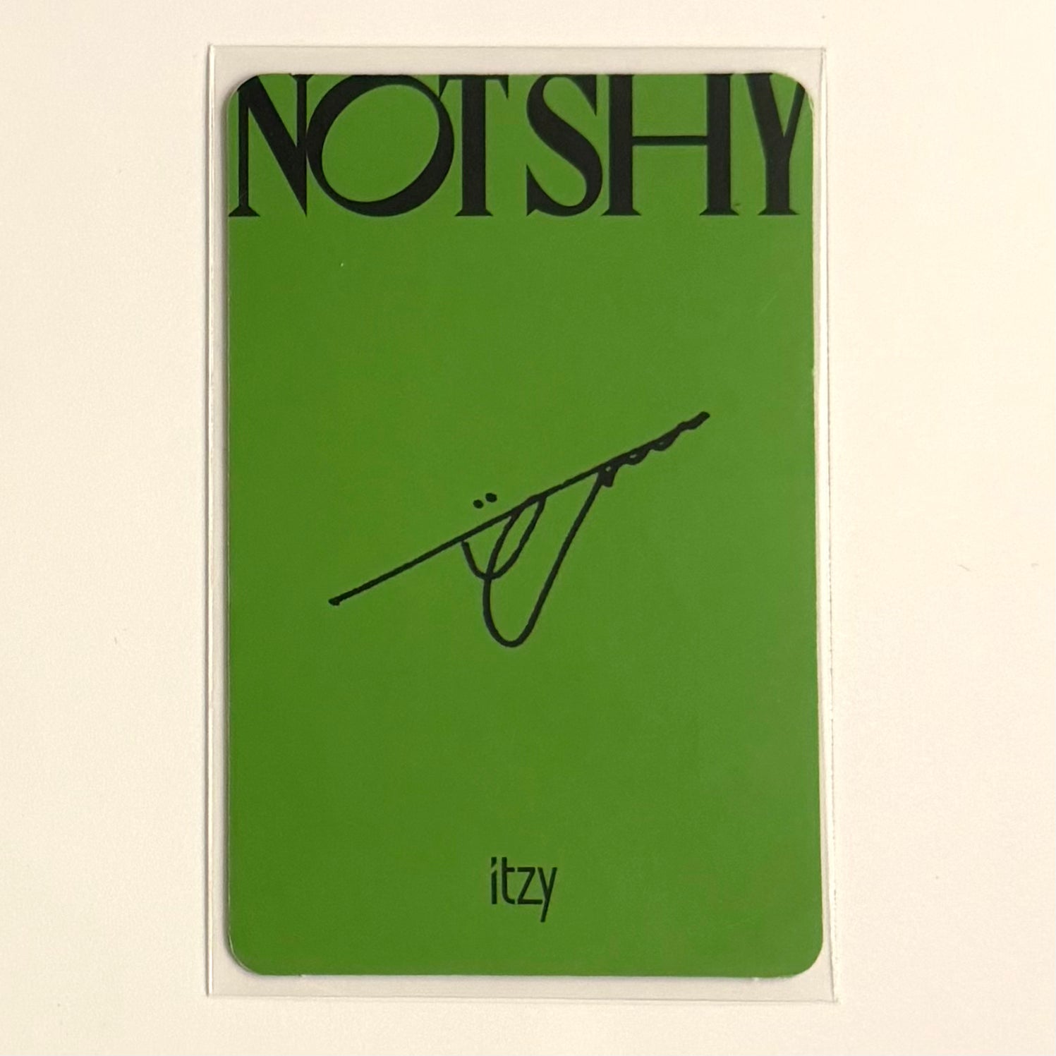YUNA (ITZY) - NOT SHY ALBUM PHOTOCARD