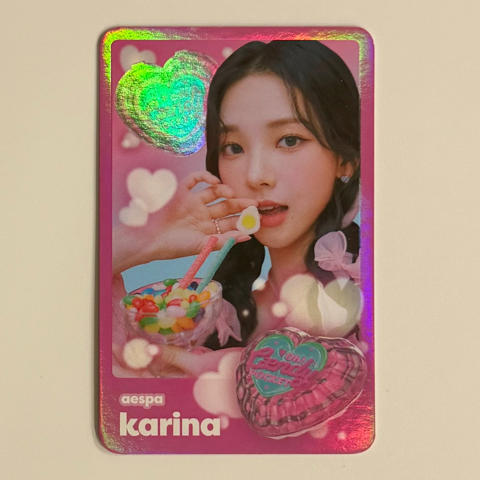 KARINA (AESPA) - CAENDY TRADING CARD PHOTOCARD