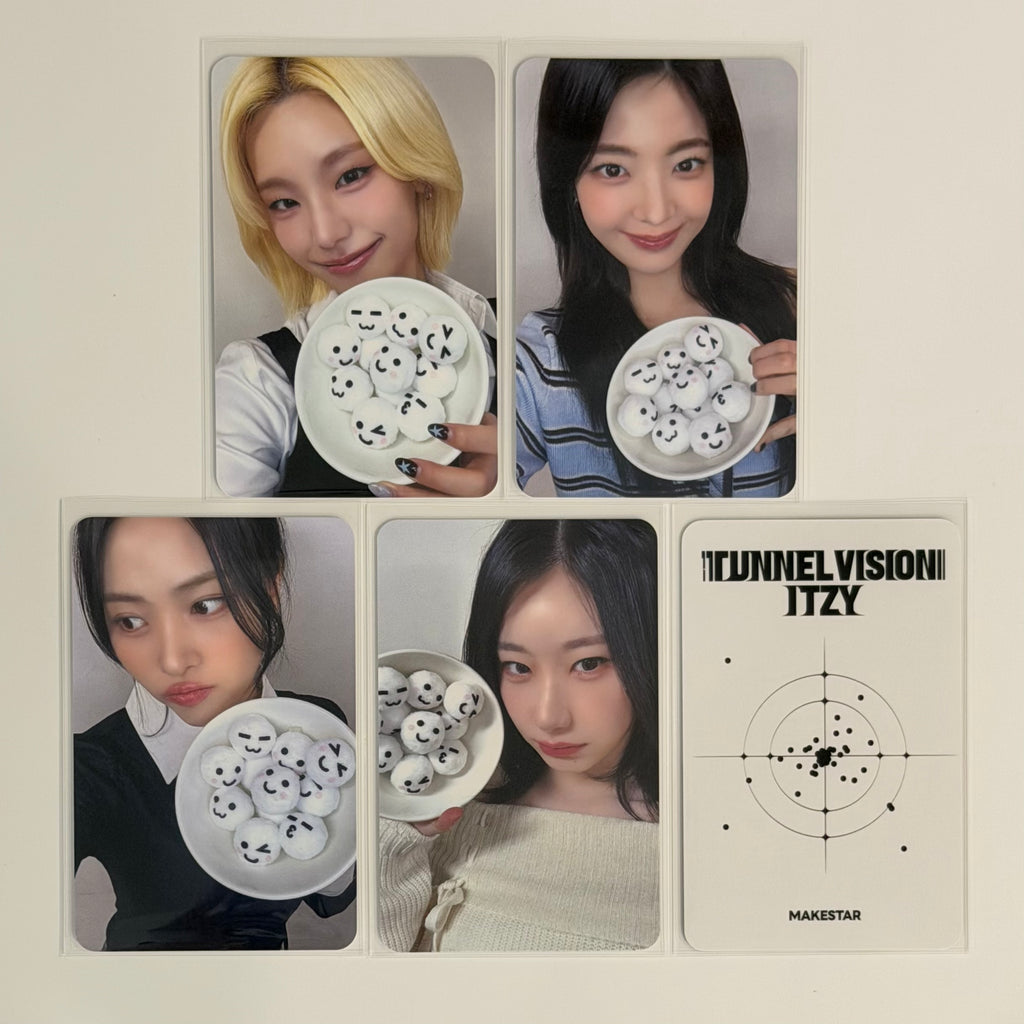ITZY - TUNNEL VISION MS MAKESTAR ONLINE FANCALL 17 POB PHOTOCARD