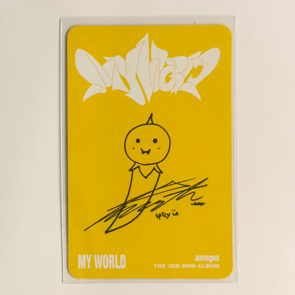 WINTER (AESPA) - MY WORLD TARGET POB PHOTOCARD