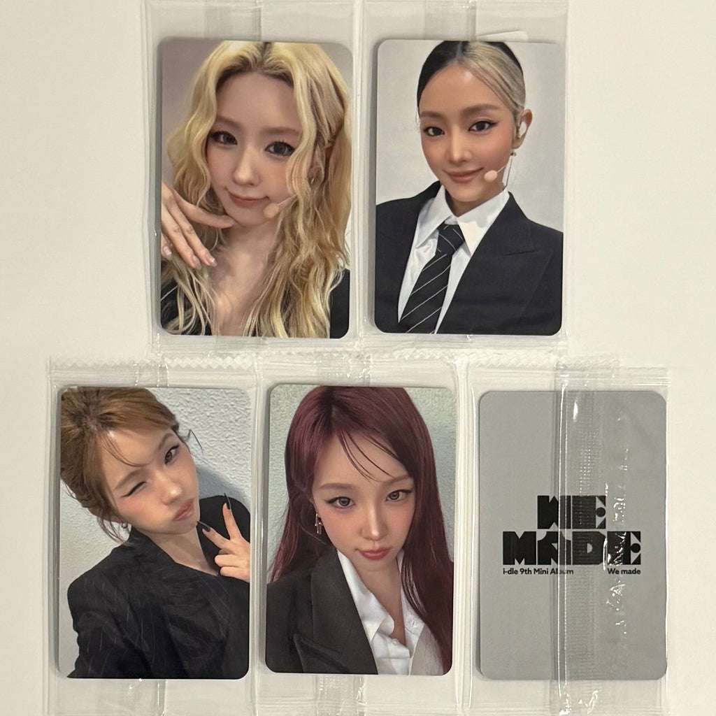 idle - WE MADE KTOWN4U OFFLINE FANSIGN POB PHOTOCARD