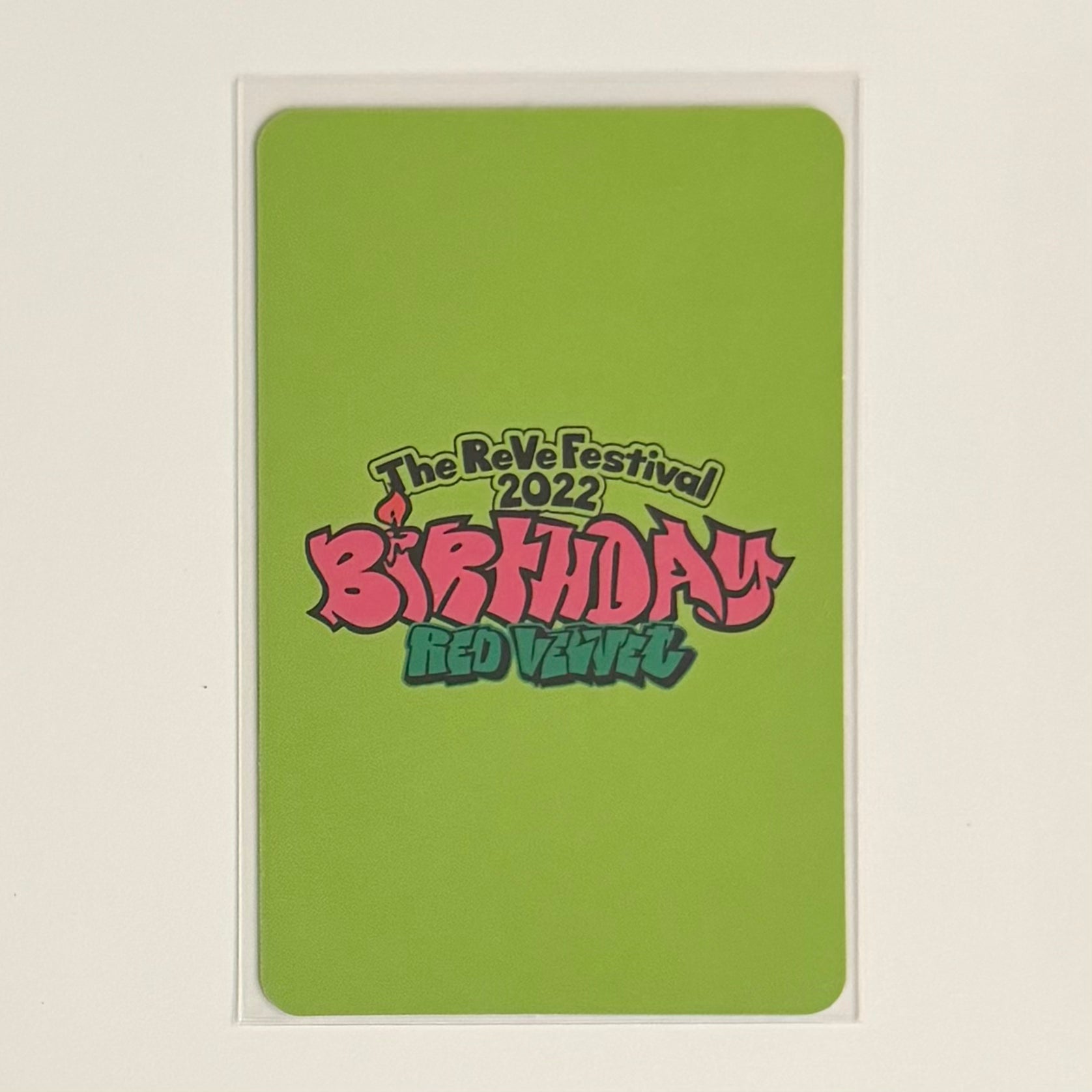 YERI (RED VELVET) - BIRTHDAY SOUNDWAVE POB PHOTOCARD
