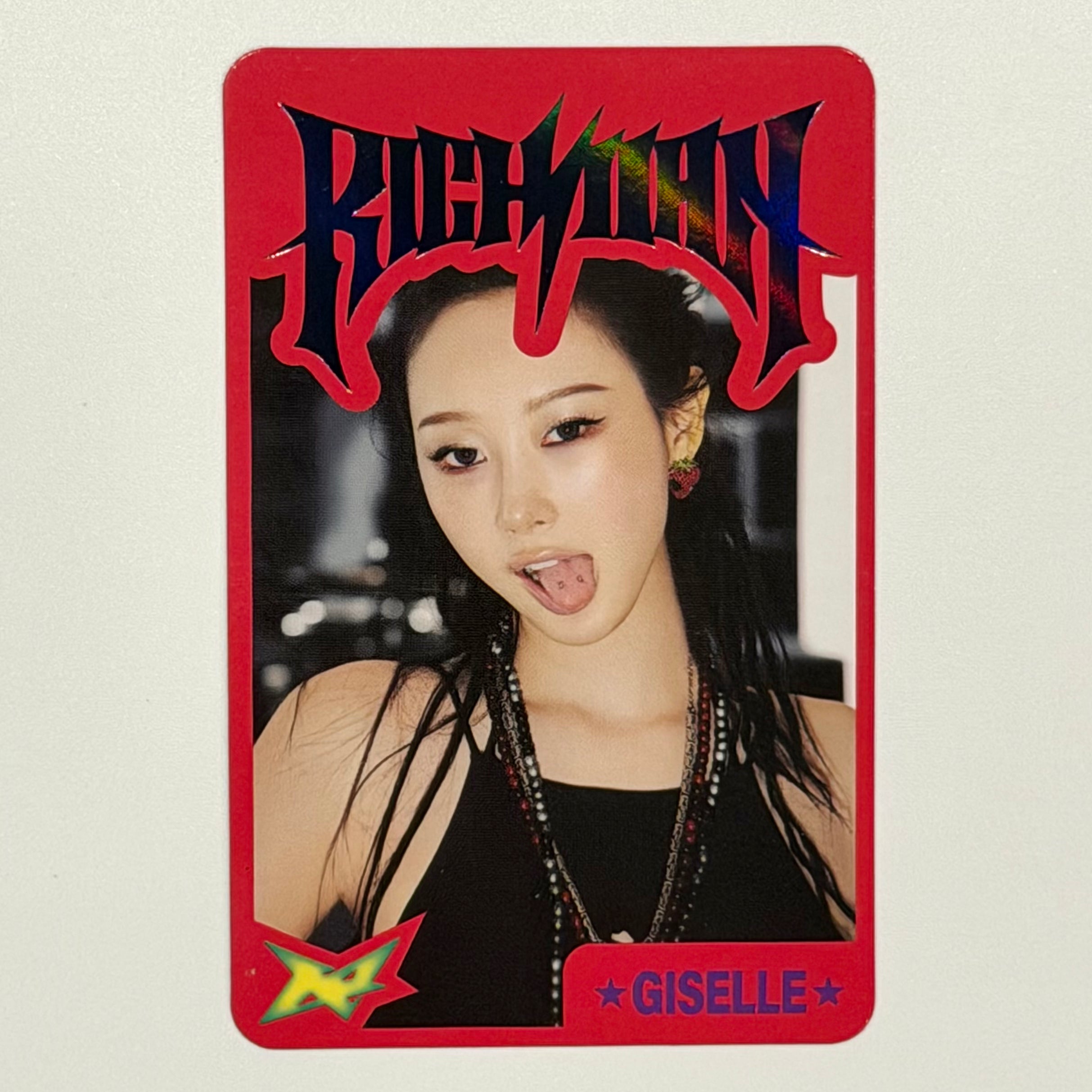 GISELLE (AESPA) - RICH MAN TRADING CARD PHOTOCARD