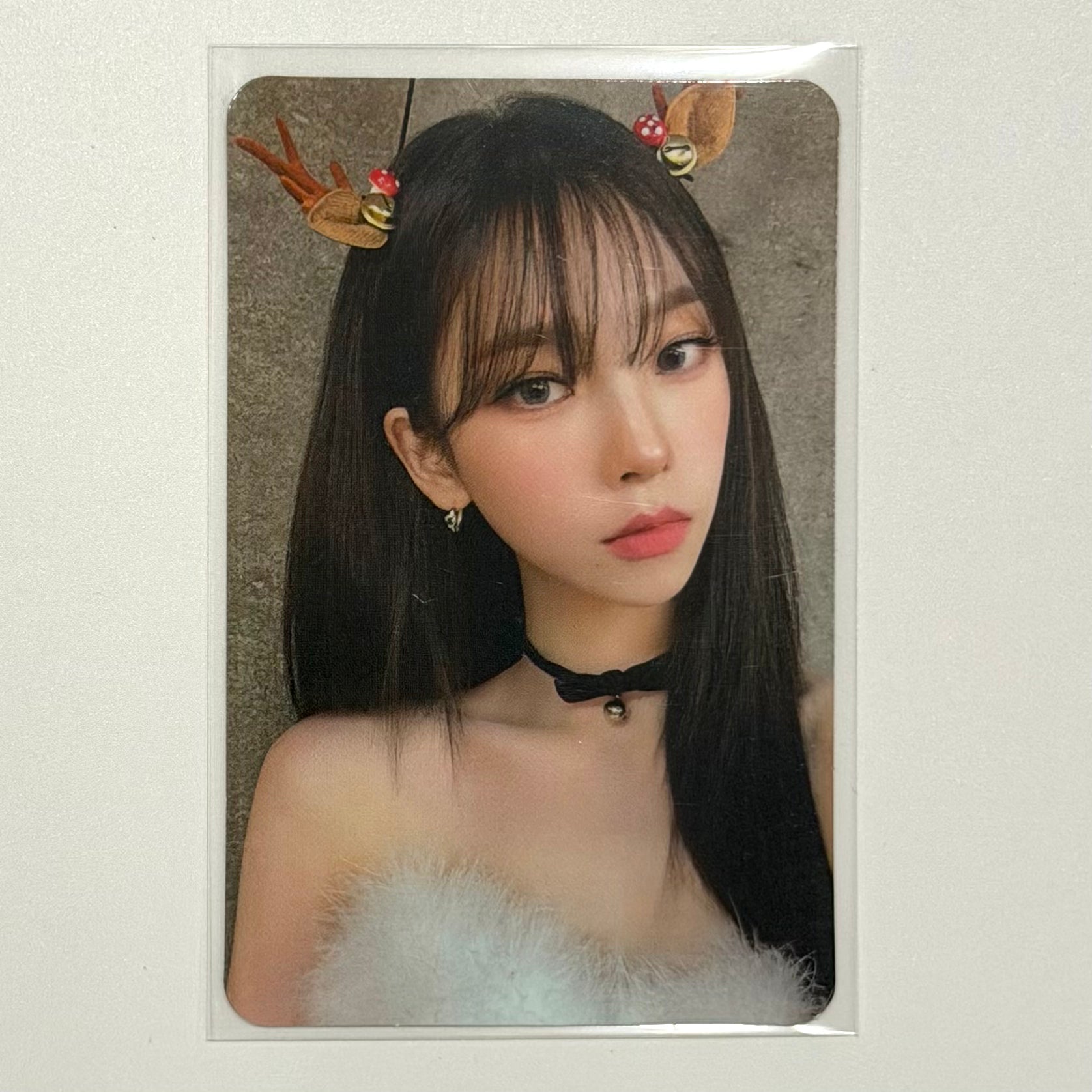 KARINA (AESPA) - PINK CHRISTMAS MD OFFIZIELLE TRADING PHOTOCARD