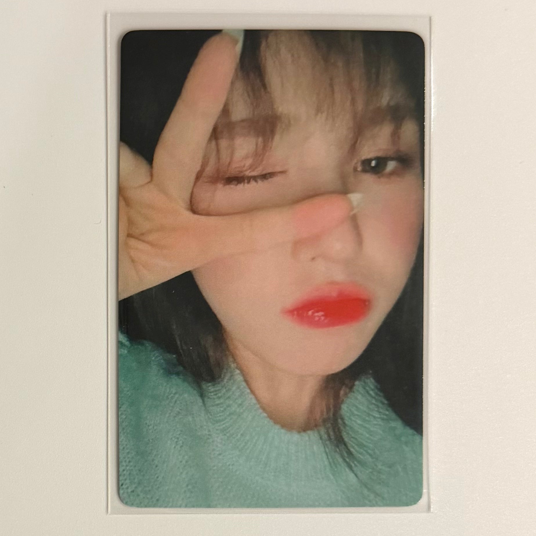 WENDY (RED VELVET) - FEEL MY RHYTHM YIZHIYU FANSIGN POB PHOTOCARD